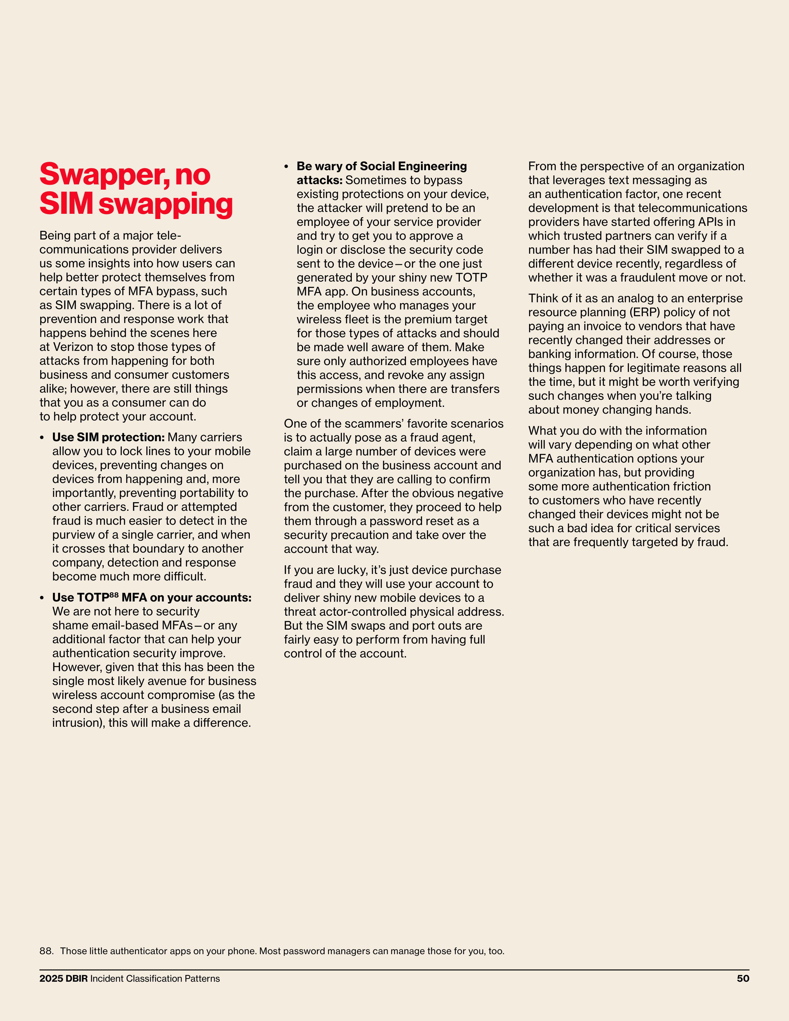 Verizon Data Breach Investigations Report — page 50