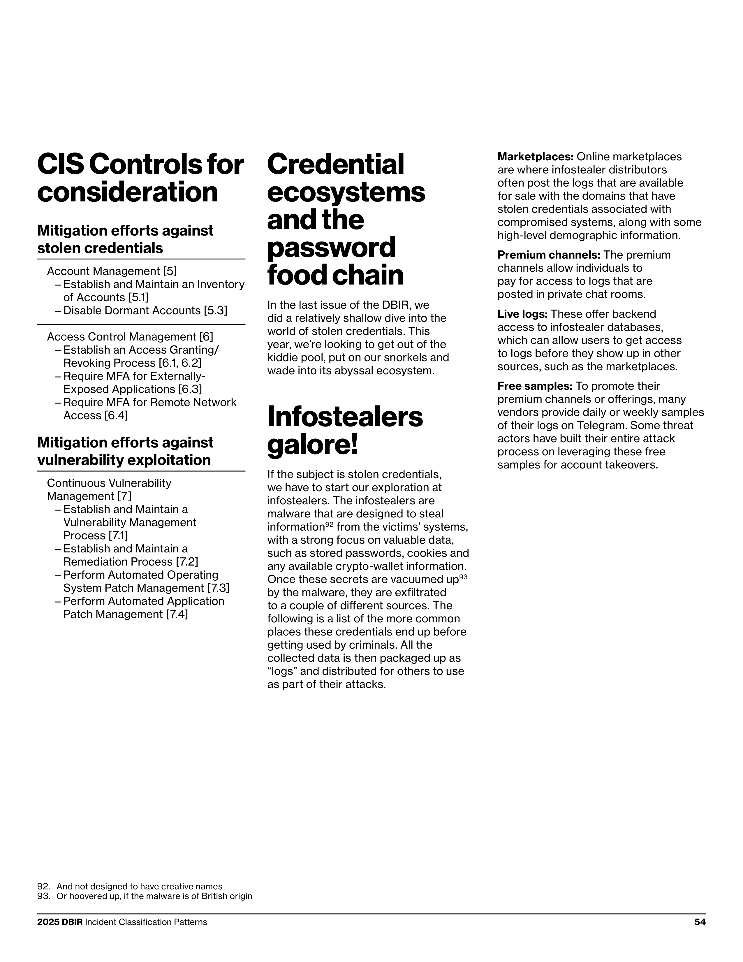 Verizon Data Breach Investigations Report — page 54