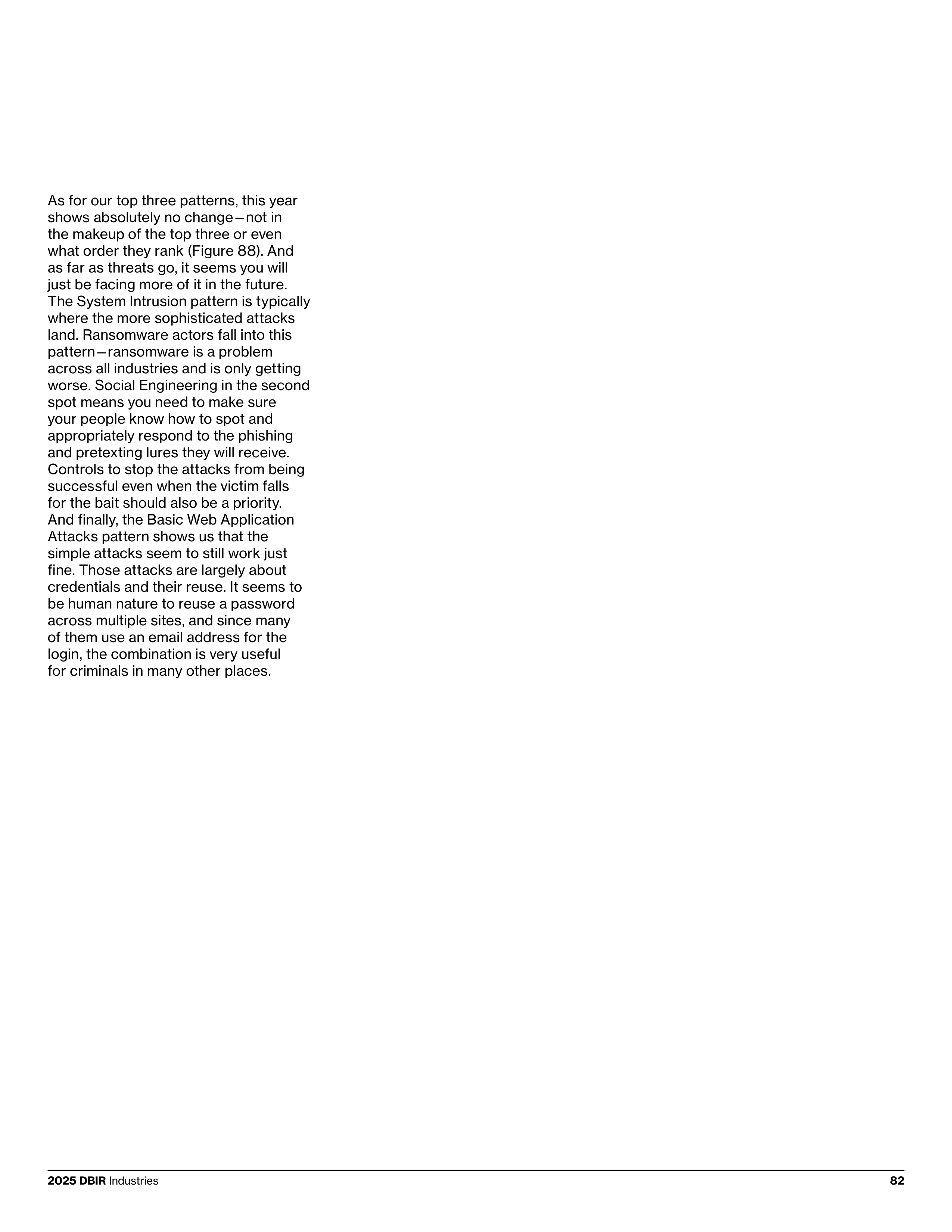 Verizon Data Breach Investigations Report — page 82
