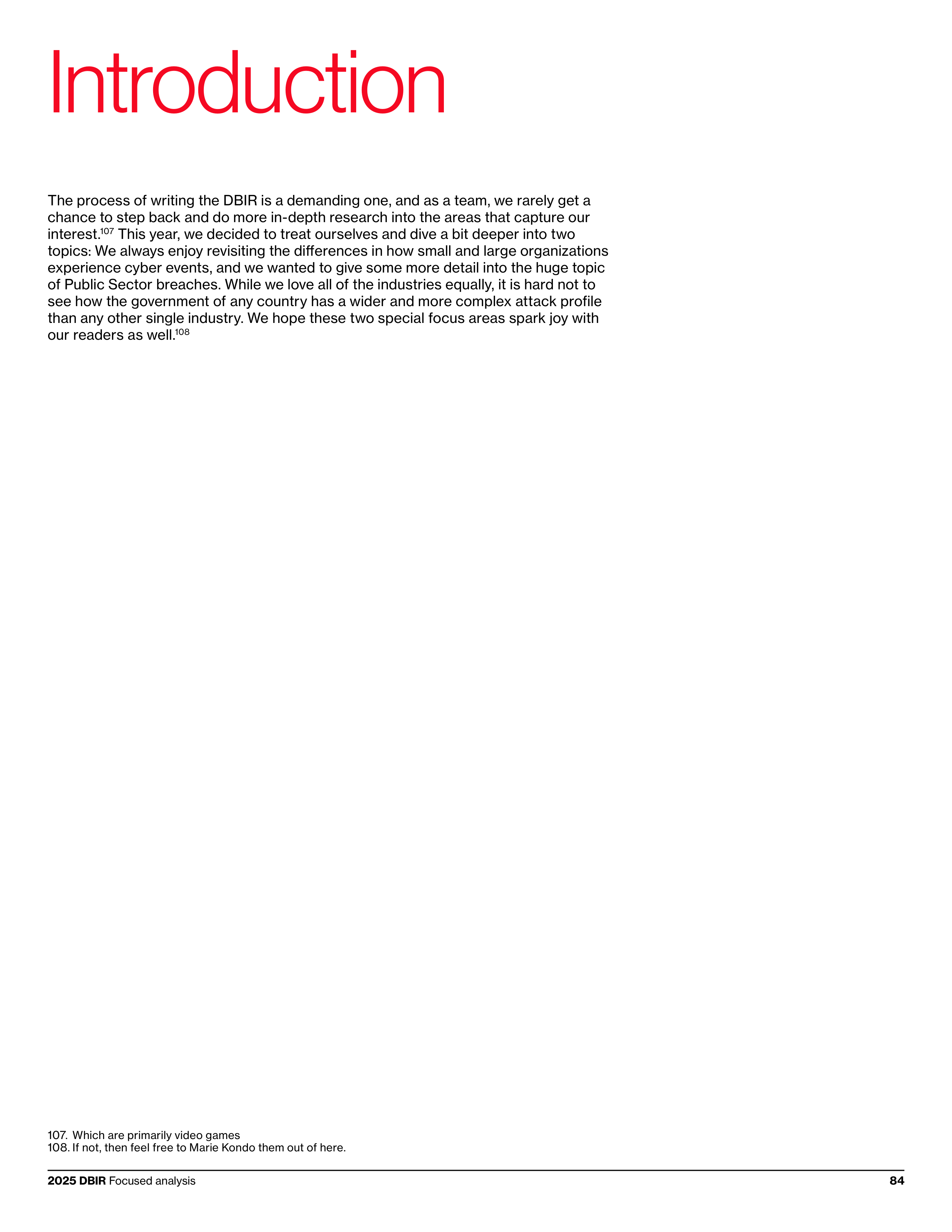 Verizon Data Breach Investigations Report — page 84