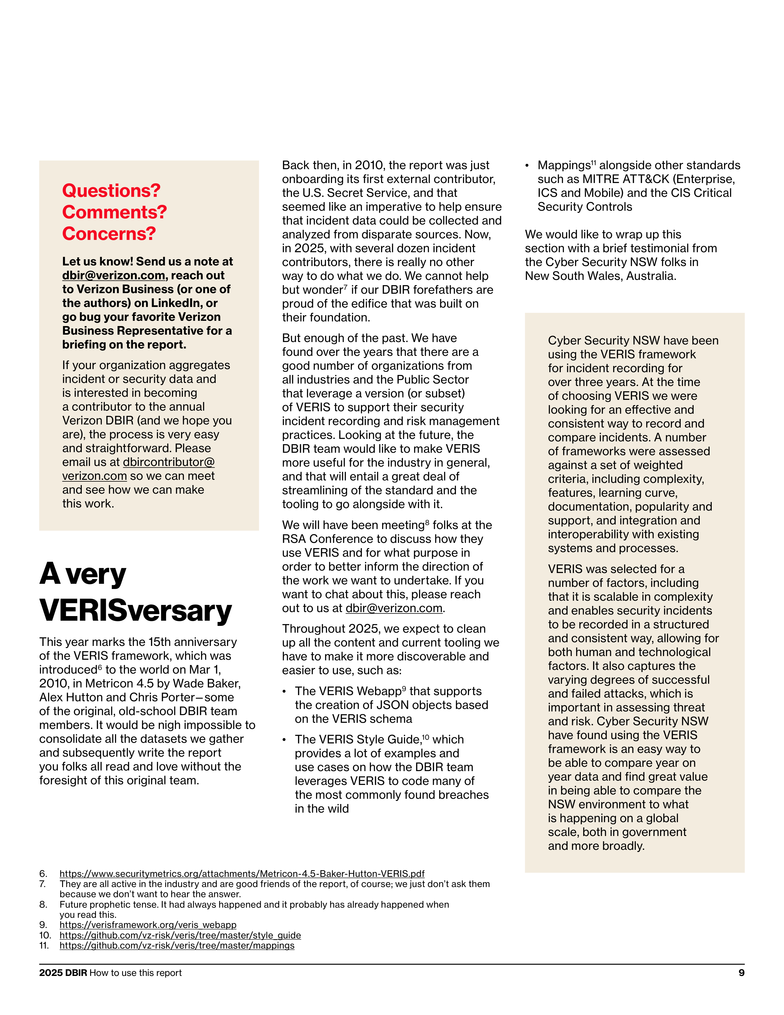 Verizon Data Breach Investigations Report — page 9