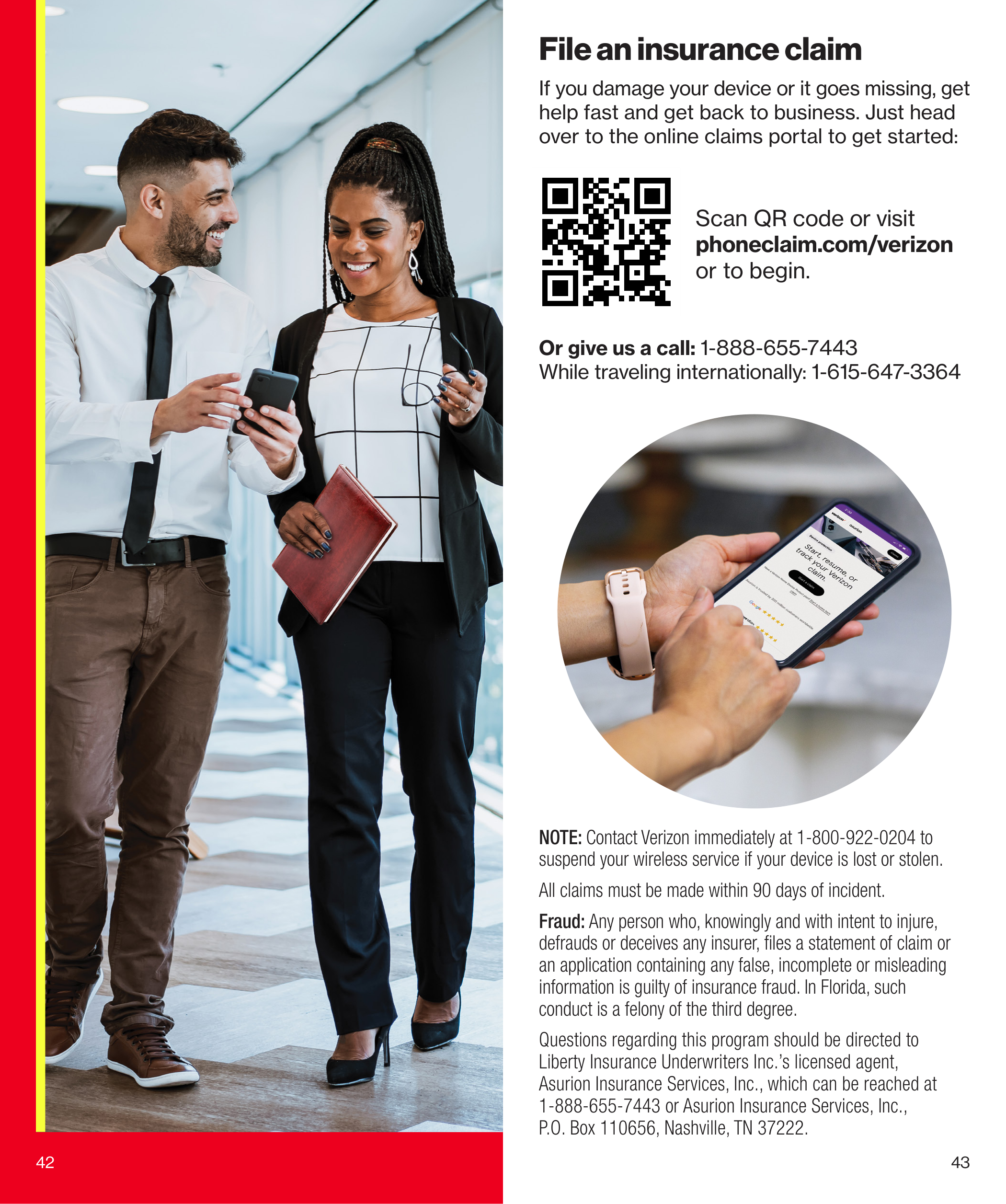 Verizon Mobile Services Brochure — page 22