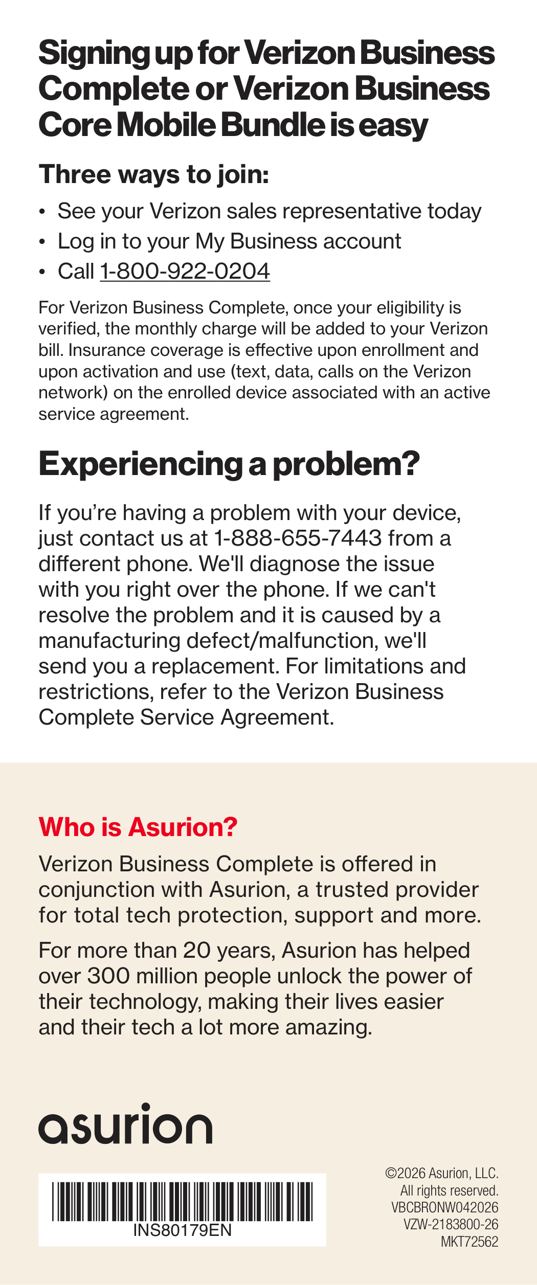 Verizon Mobile Services Brochure — page 23