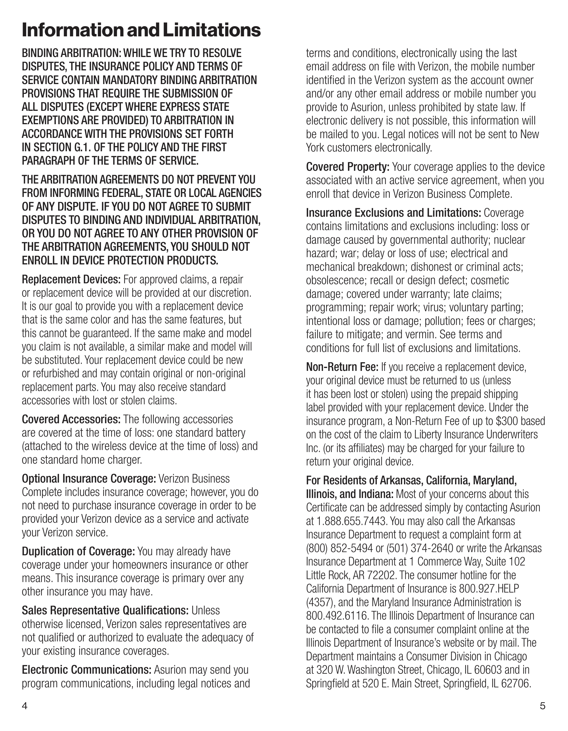 Verizon Mobile Services Brochure — page 3
