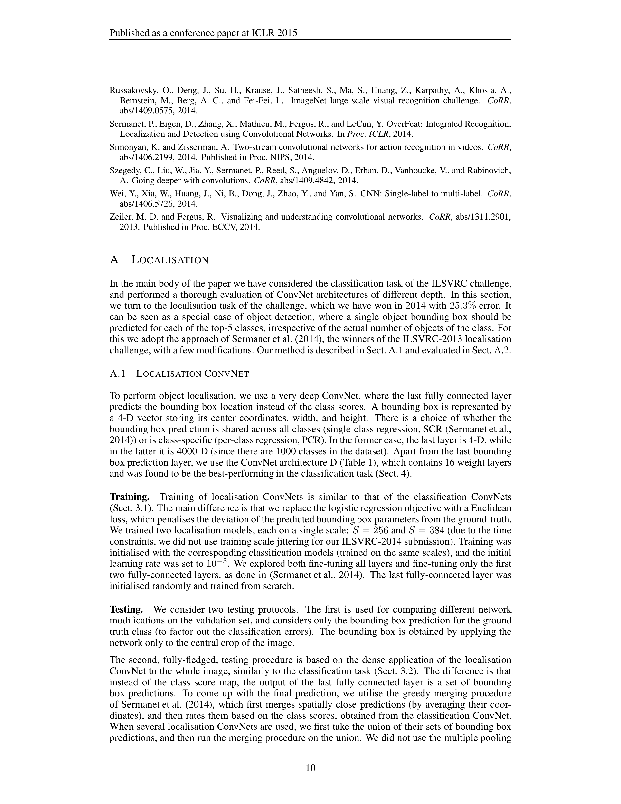 Very Deep Convolutional Networks Research Paper by Oxford University — page 10
