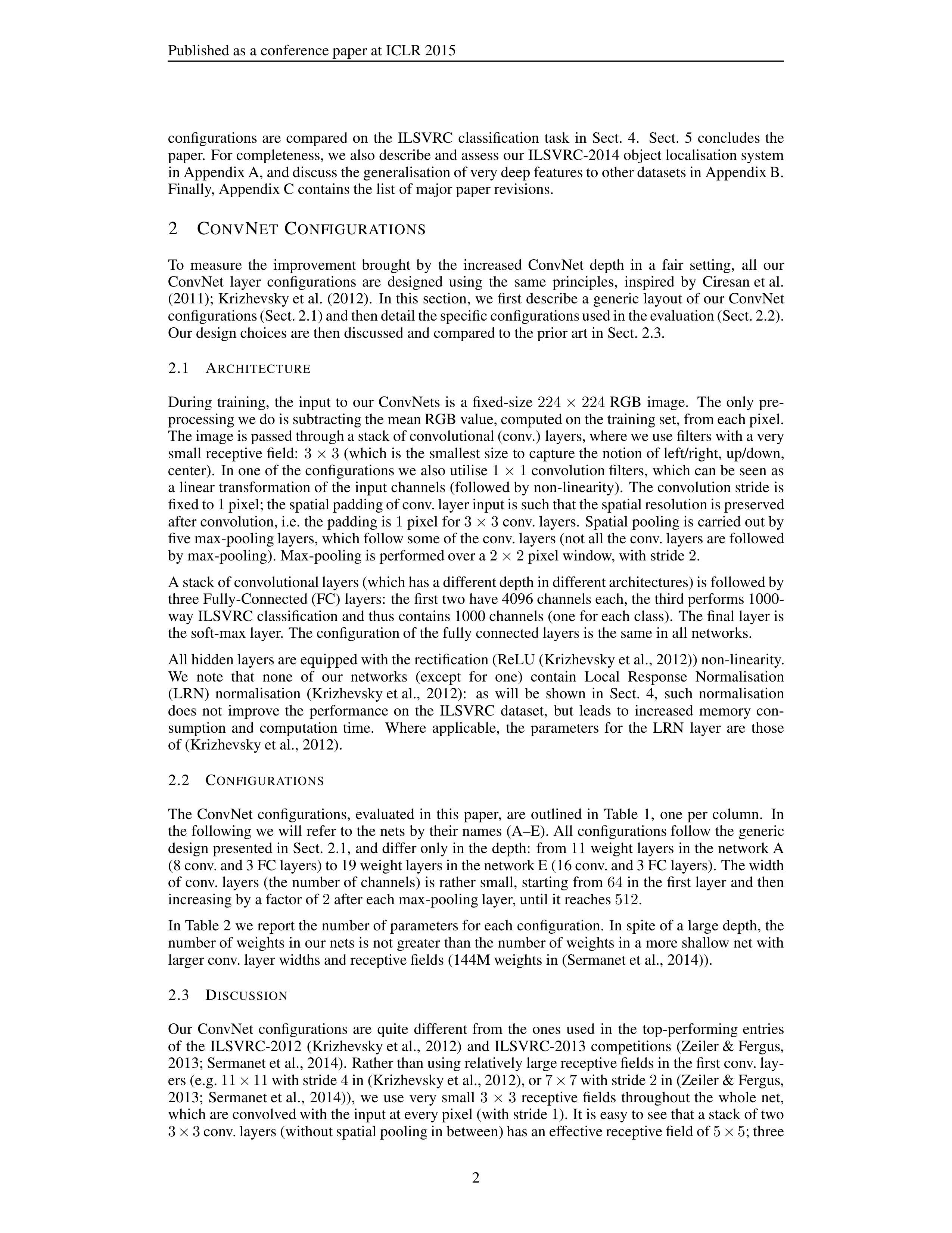 Very Deep Convolutional Networks Research Paper by Oxford University — page 2