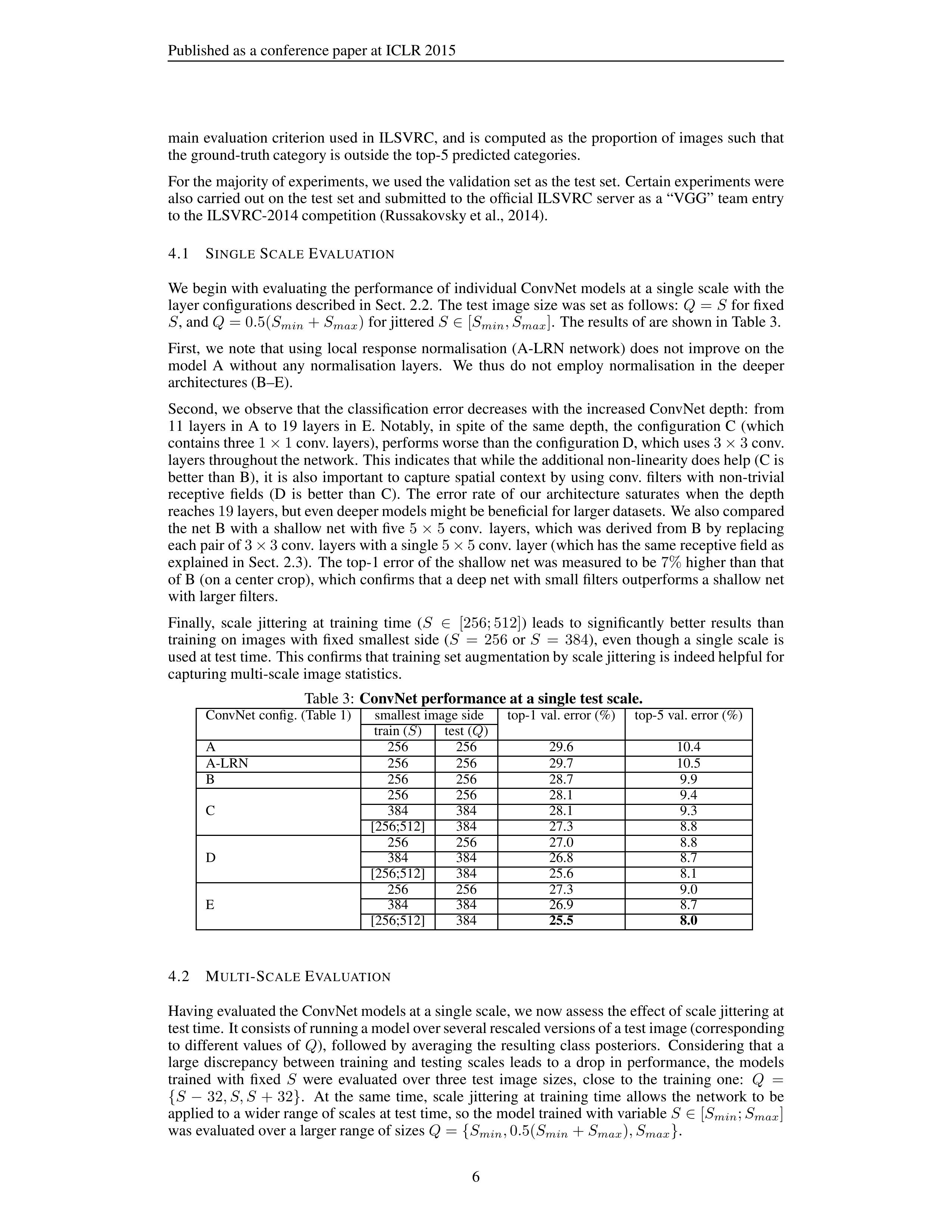 Very Deep Convolutional Networks Research Paper by Oxford University — page 6