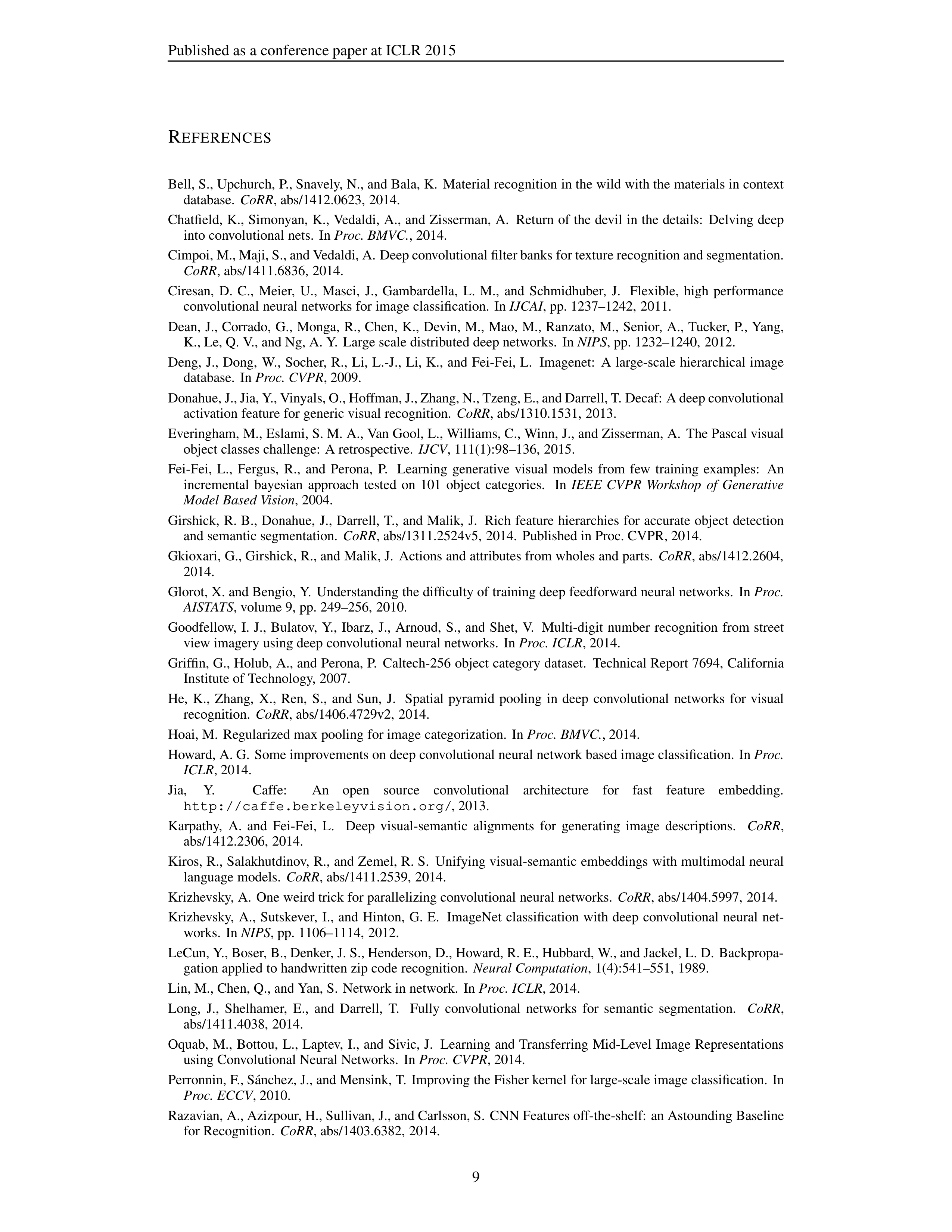 Very Deep Convolutional Networks Research Paper by Oxford University — page 9