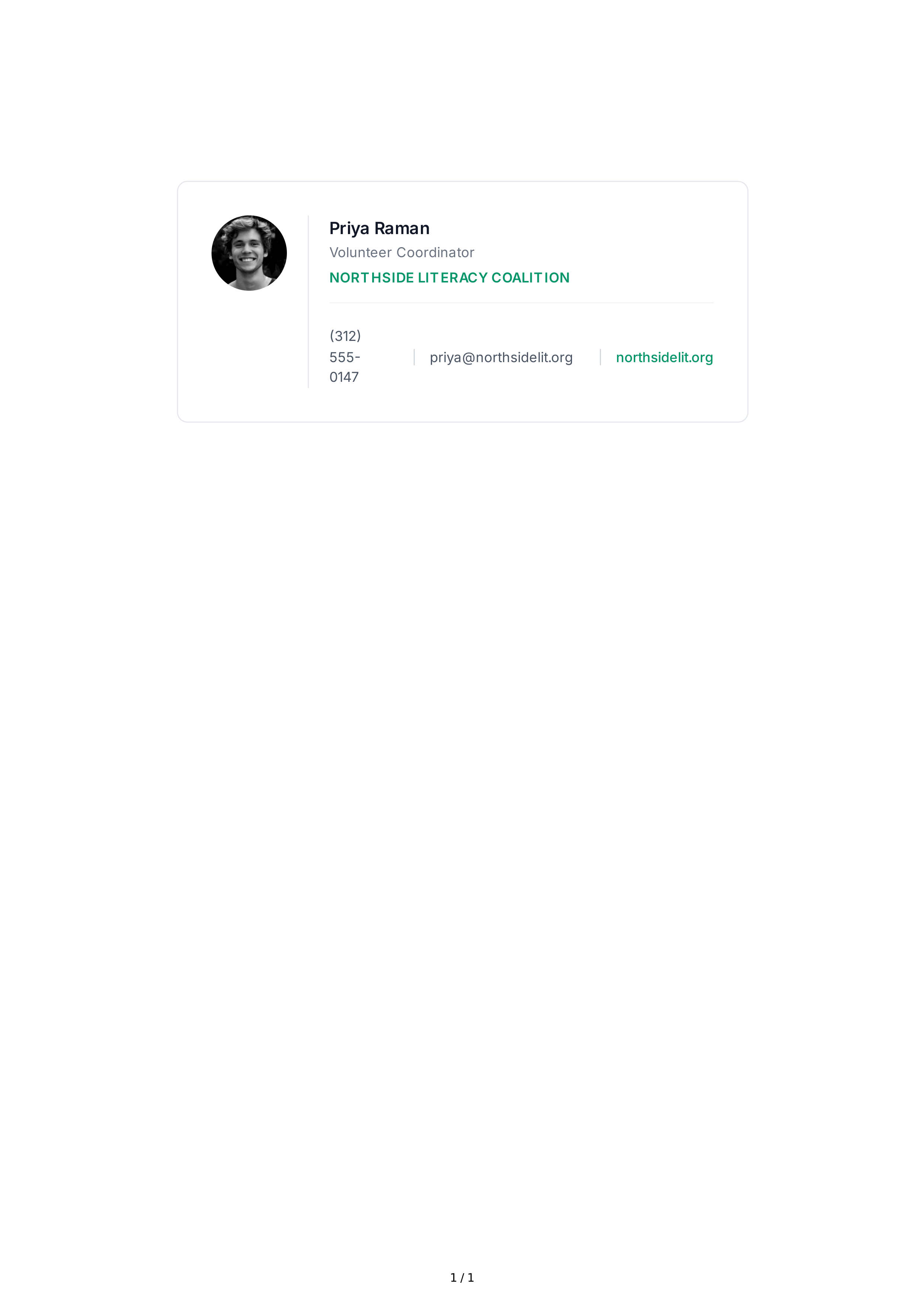 Volunteer Email Signature — page 1