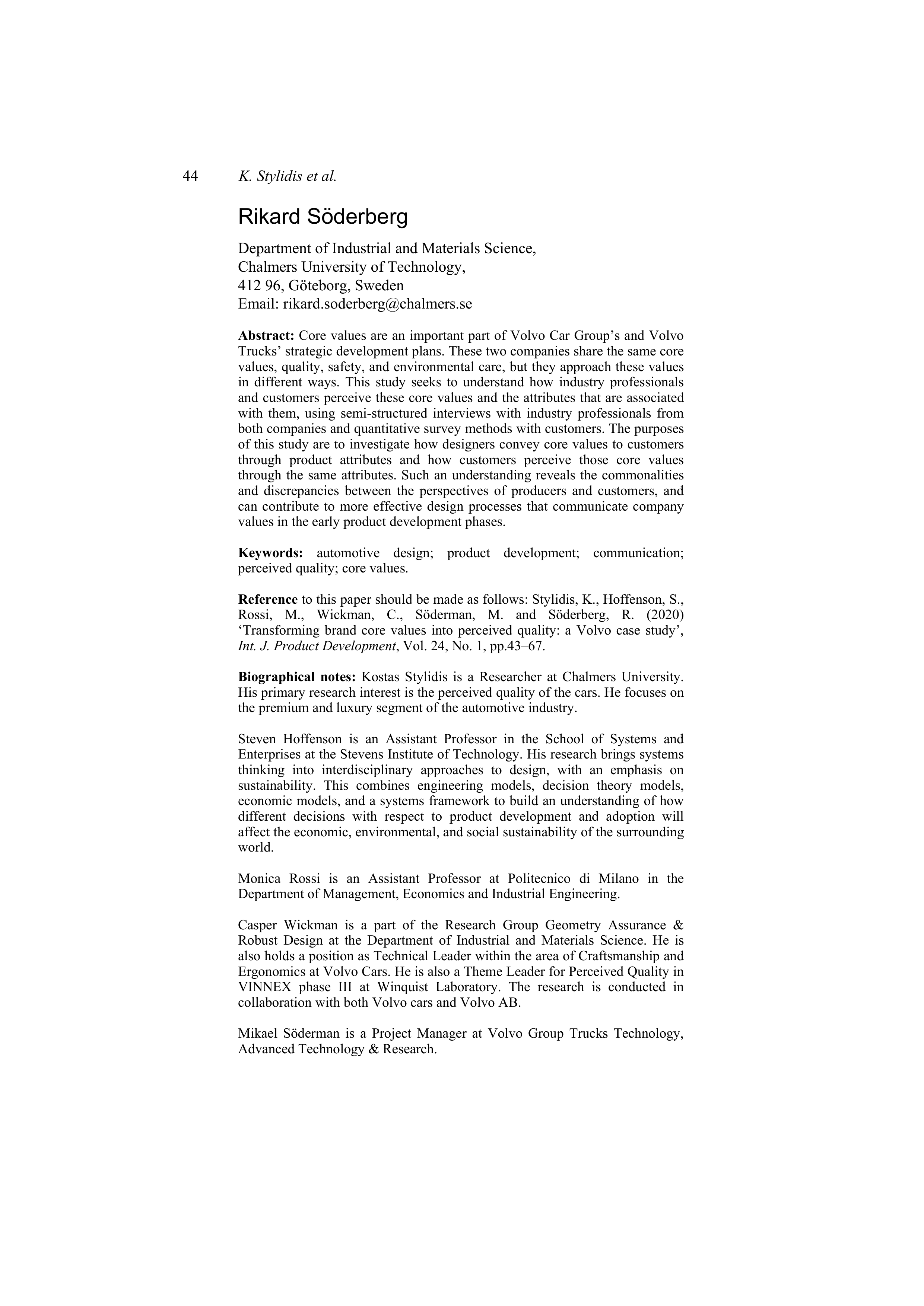 Volvo Case Study — page 2