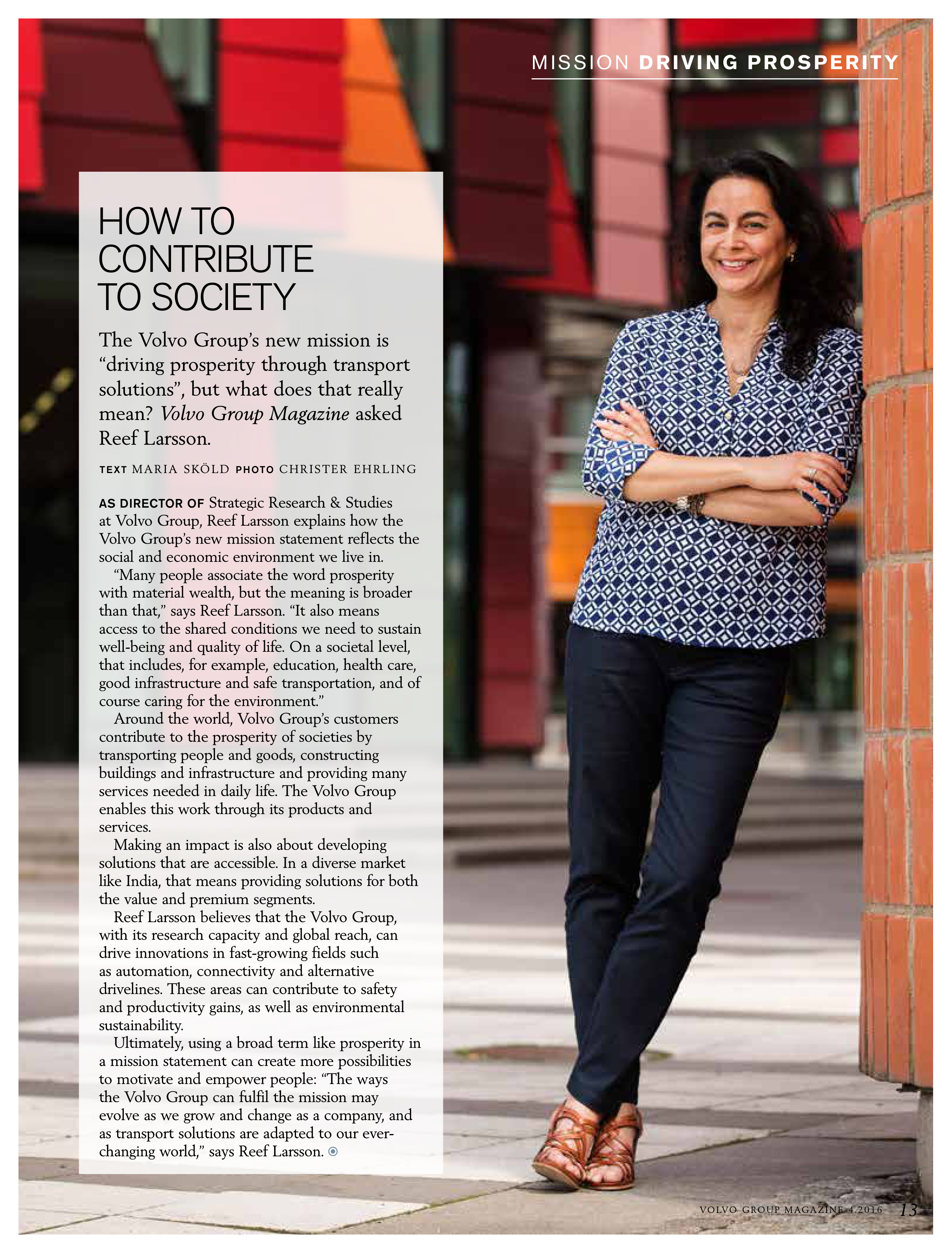 Volvo Group Magazine — page 13