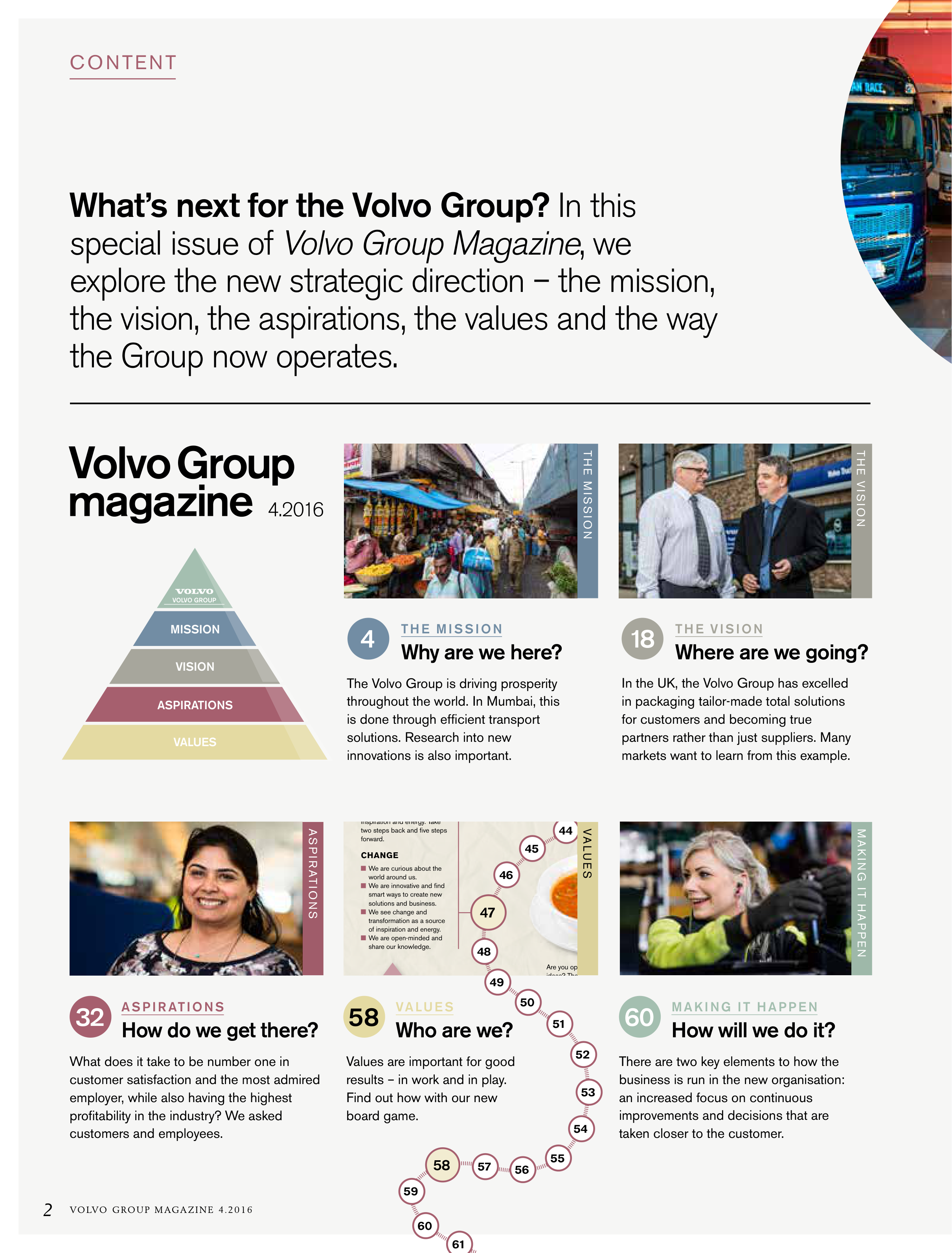 Volvo Group Magazine — page 2