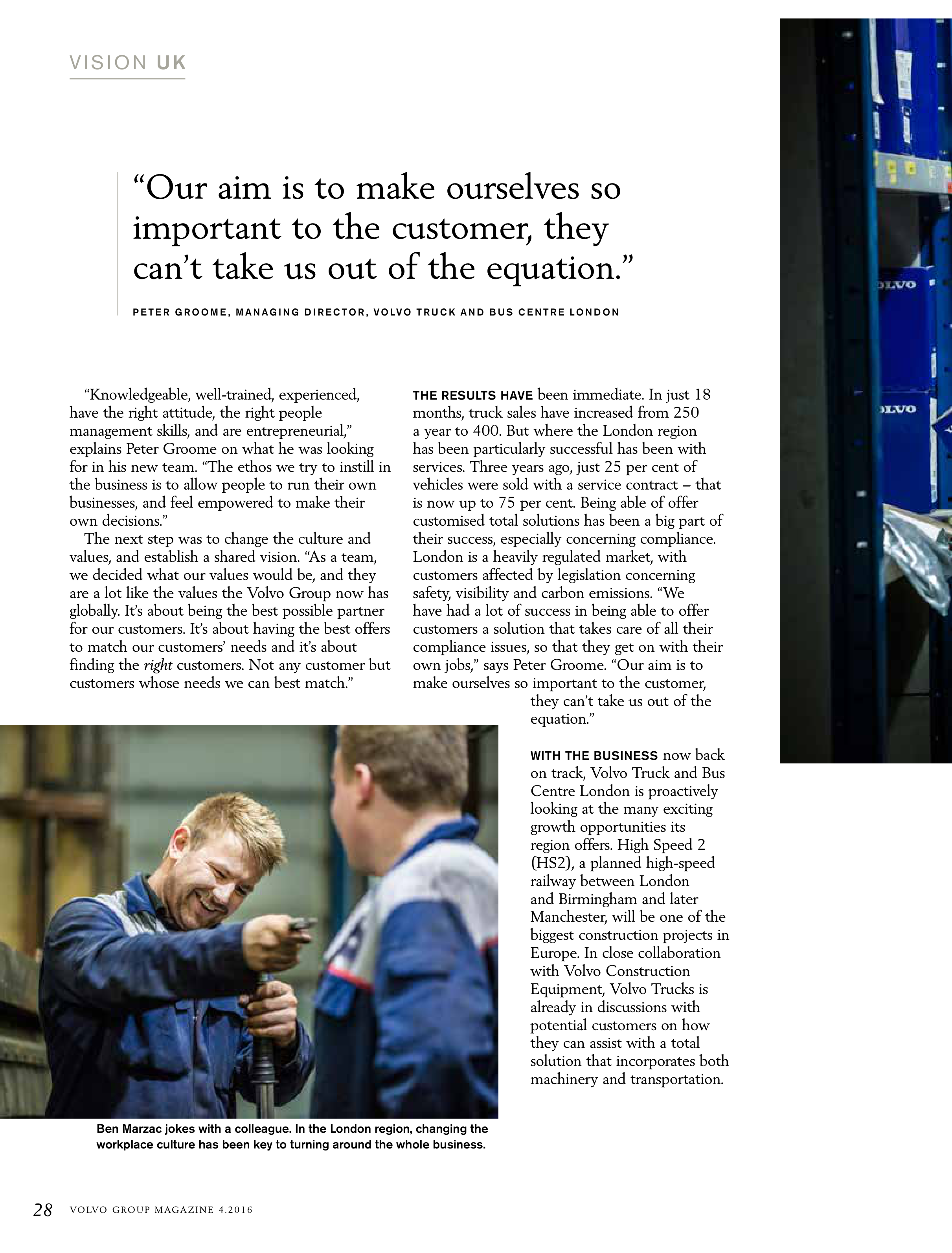 Volvo Group Magazine — page 28