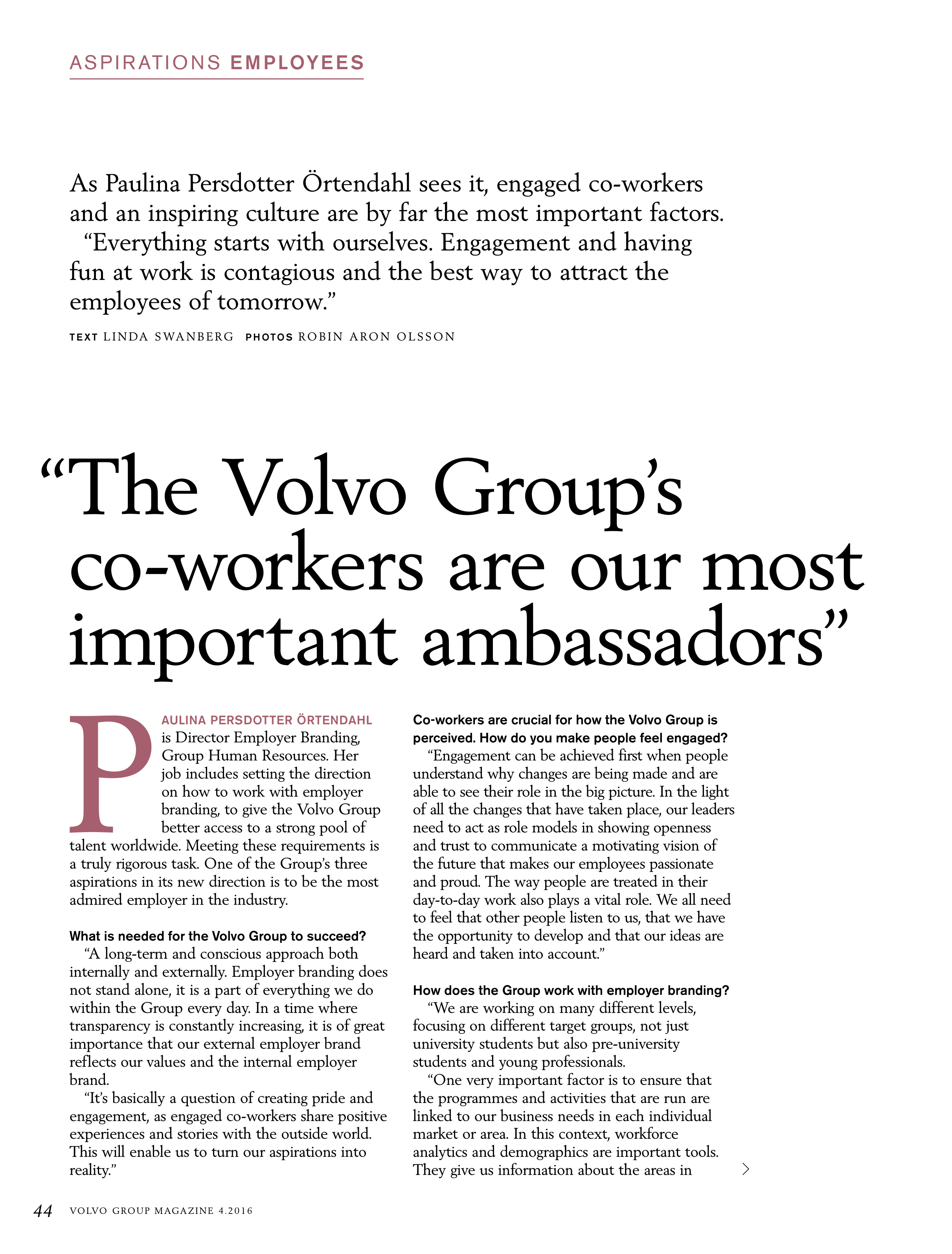 Volvo Group Magazine — page 44