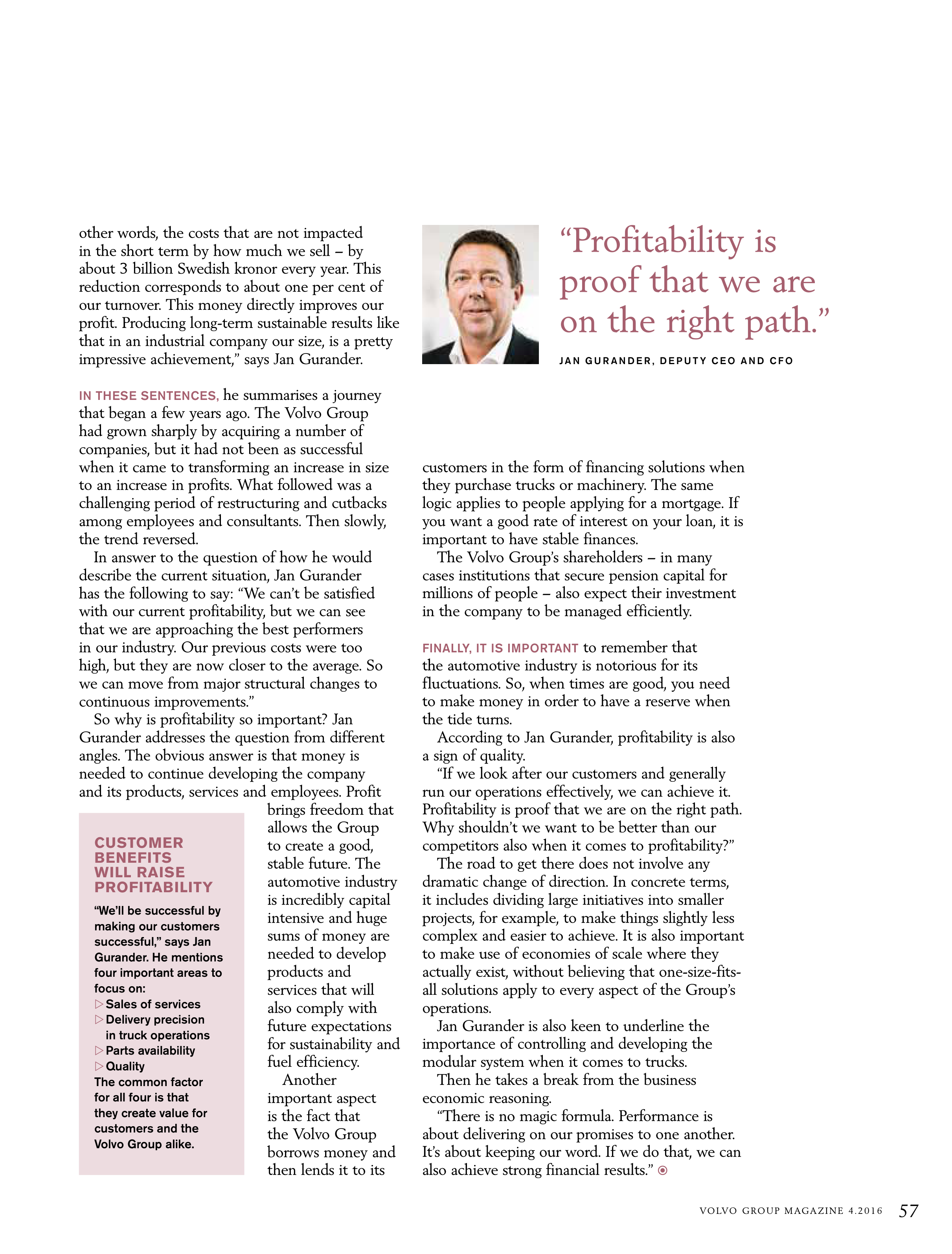 Volvo Group Magazine — page 57