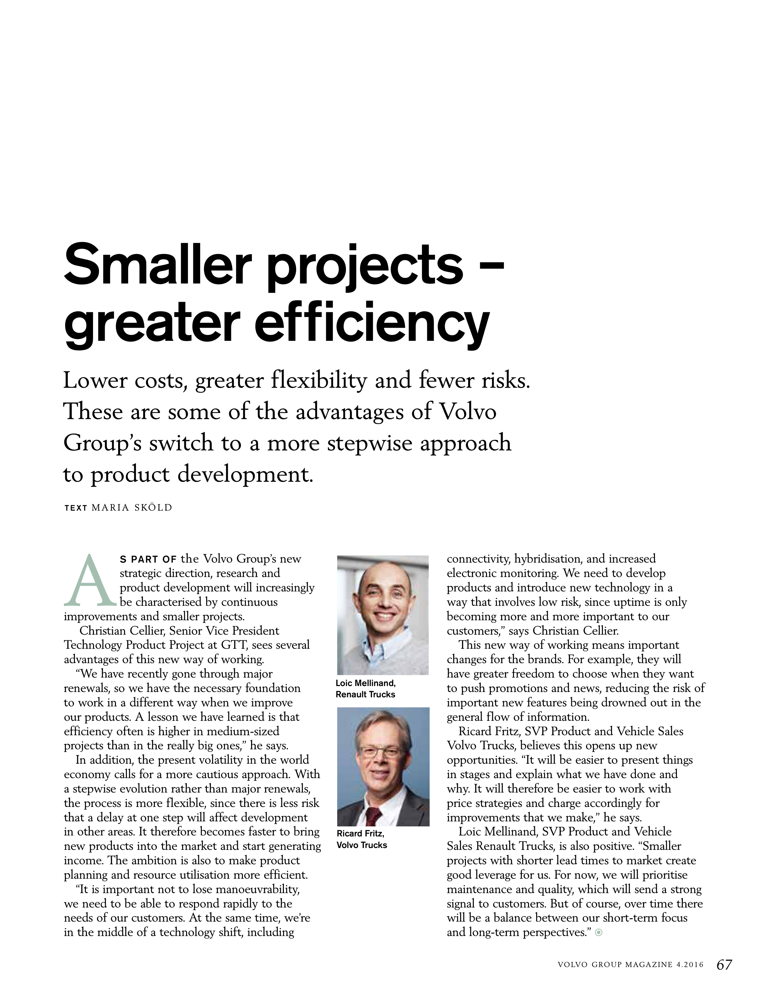 Volvo Group Magazine — page 67