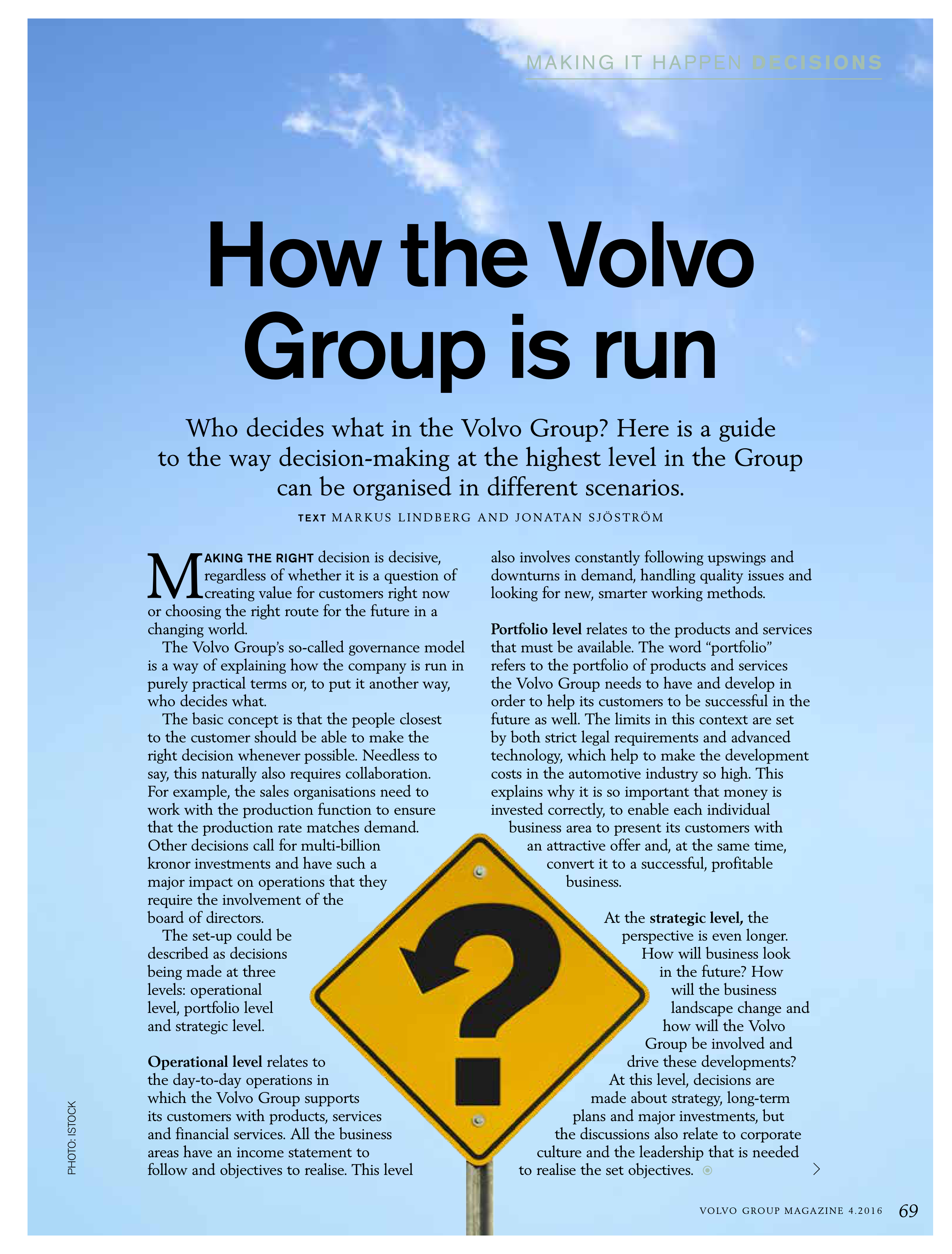 Volvo Group Magazine — page 69