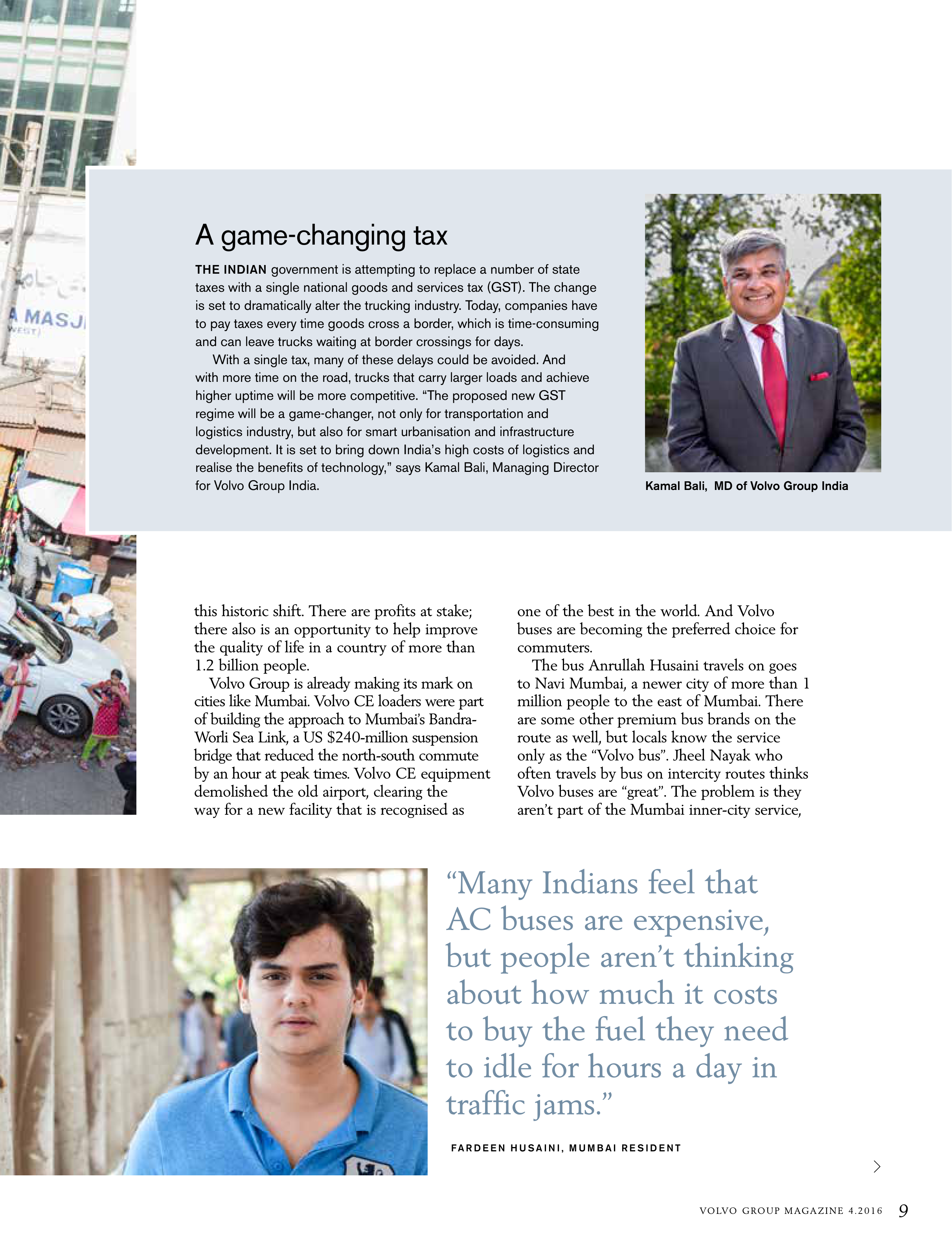 Volvo Group Magazine — page 9