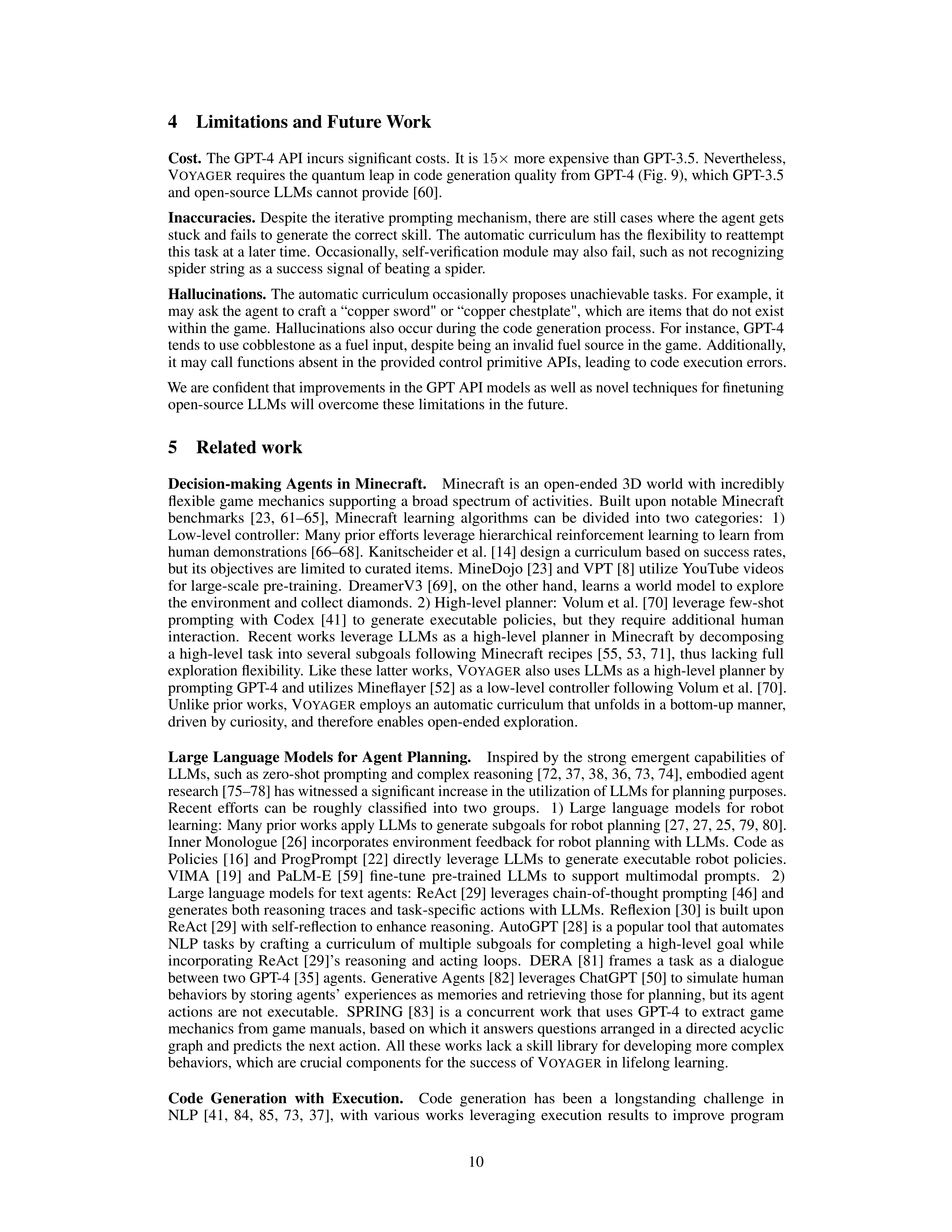Voyager AI Agent For Autonomous Learning — page 10