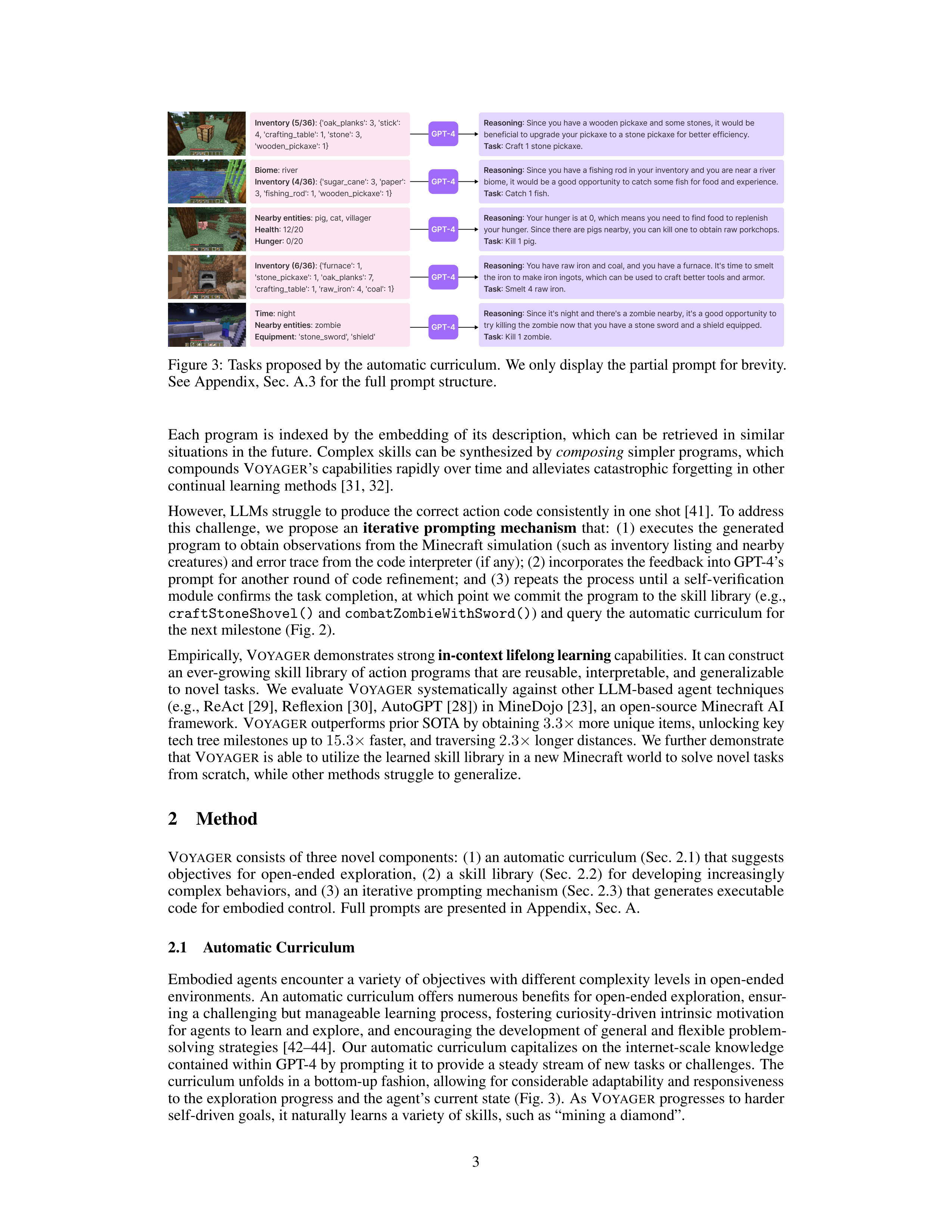 Voyager AI Agent For Autonomous Learning — page 3