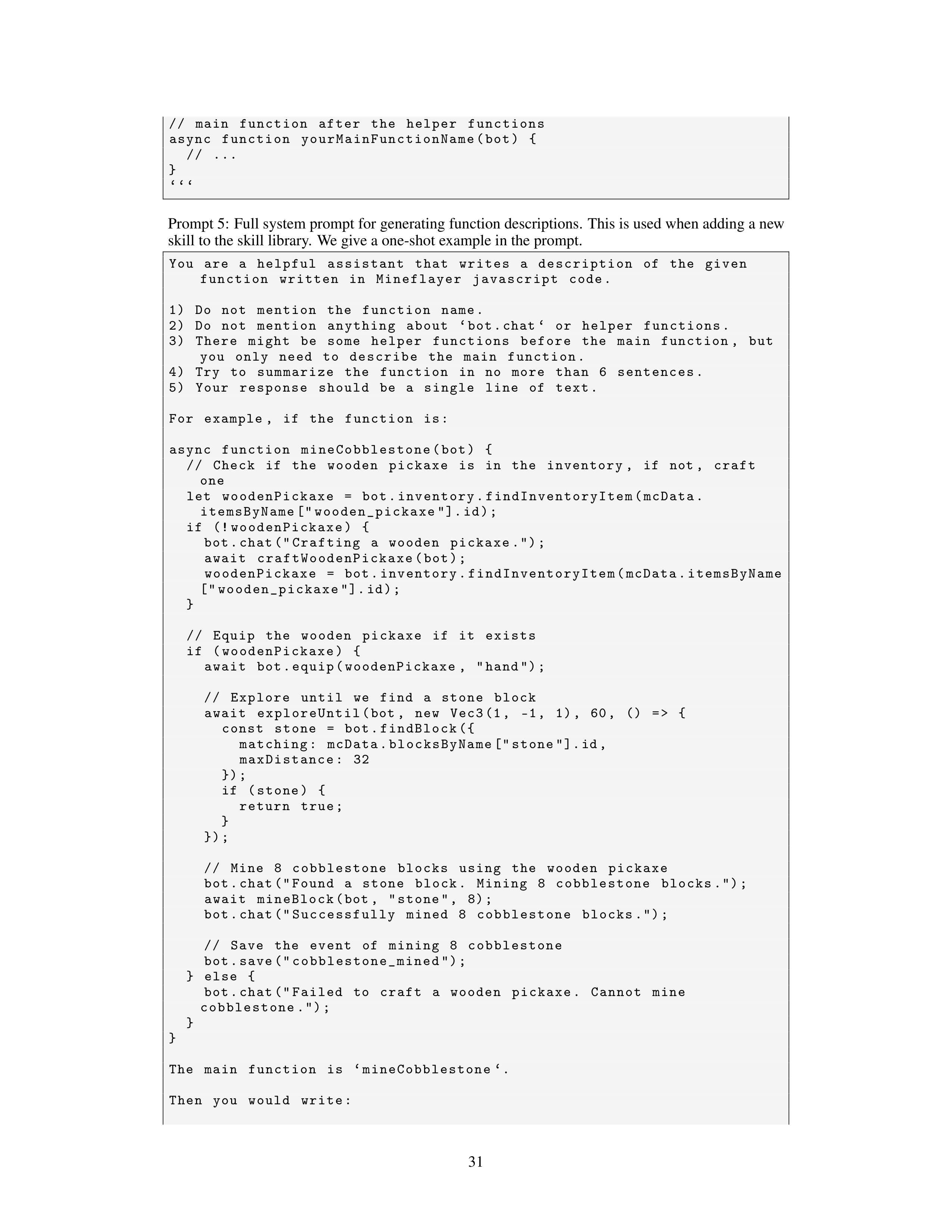 Voyager AI Agent For Autonomous Learning — page 31