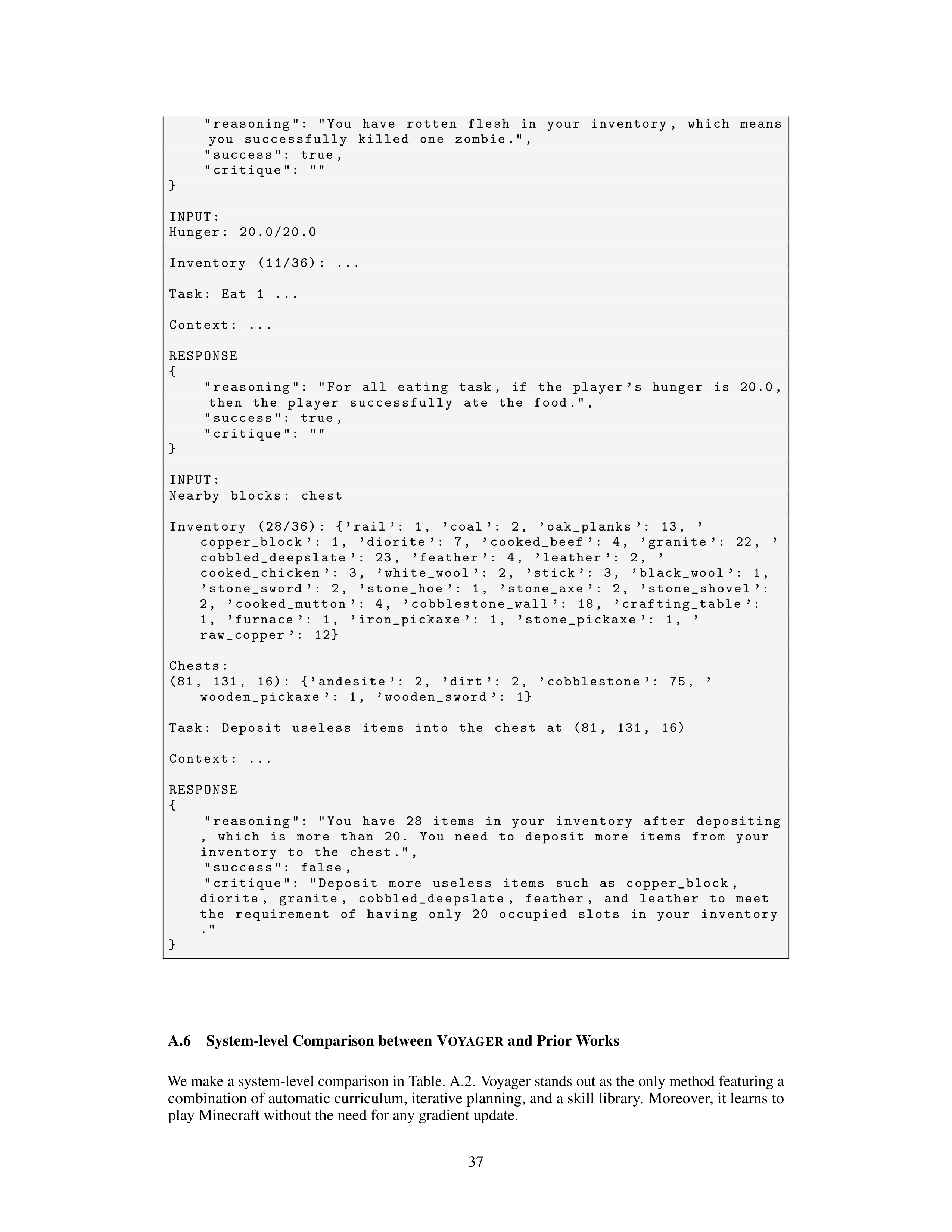 Voyager AI Agent For Autonomous Learning — page 37