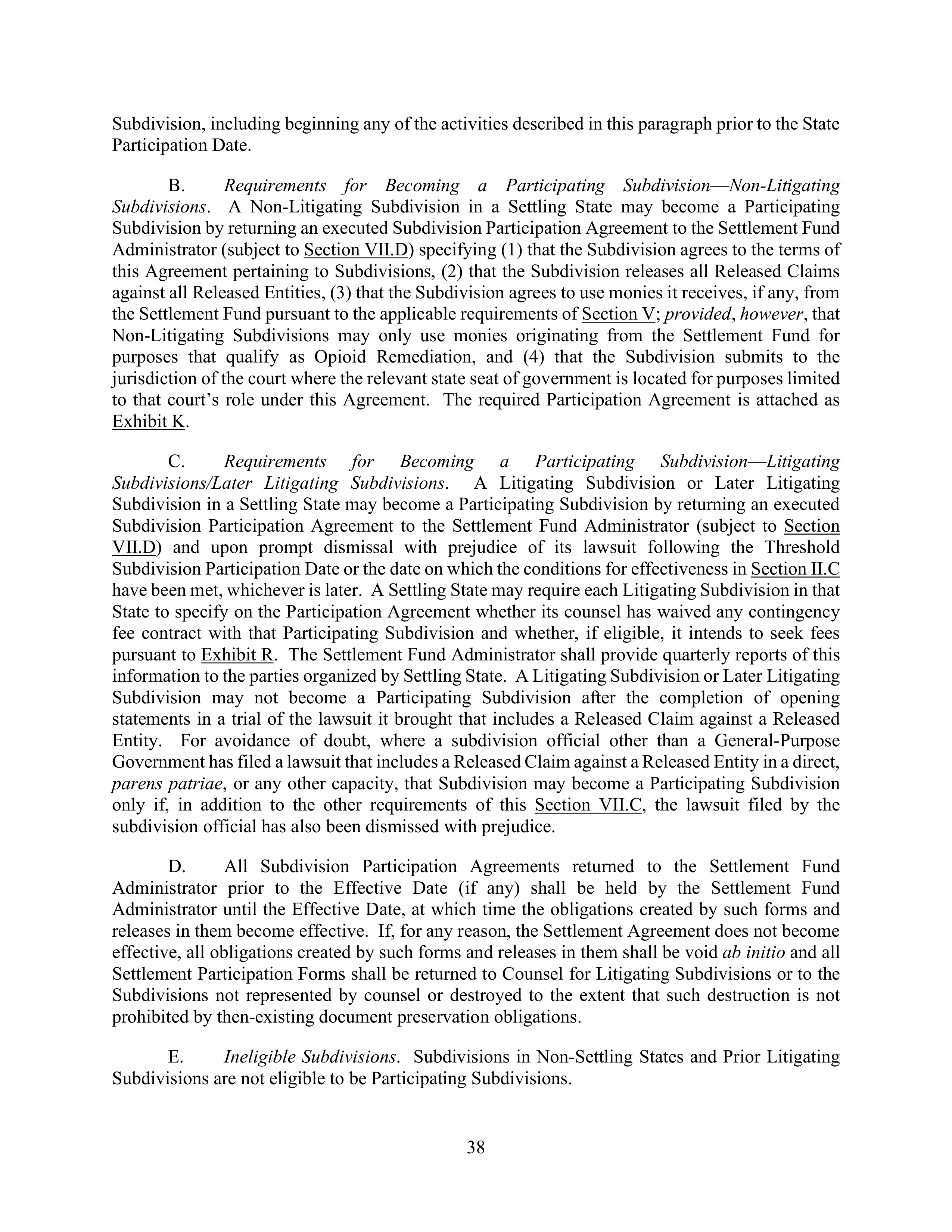 WALMART SETTLEMENT AGREEMENT — page 41