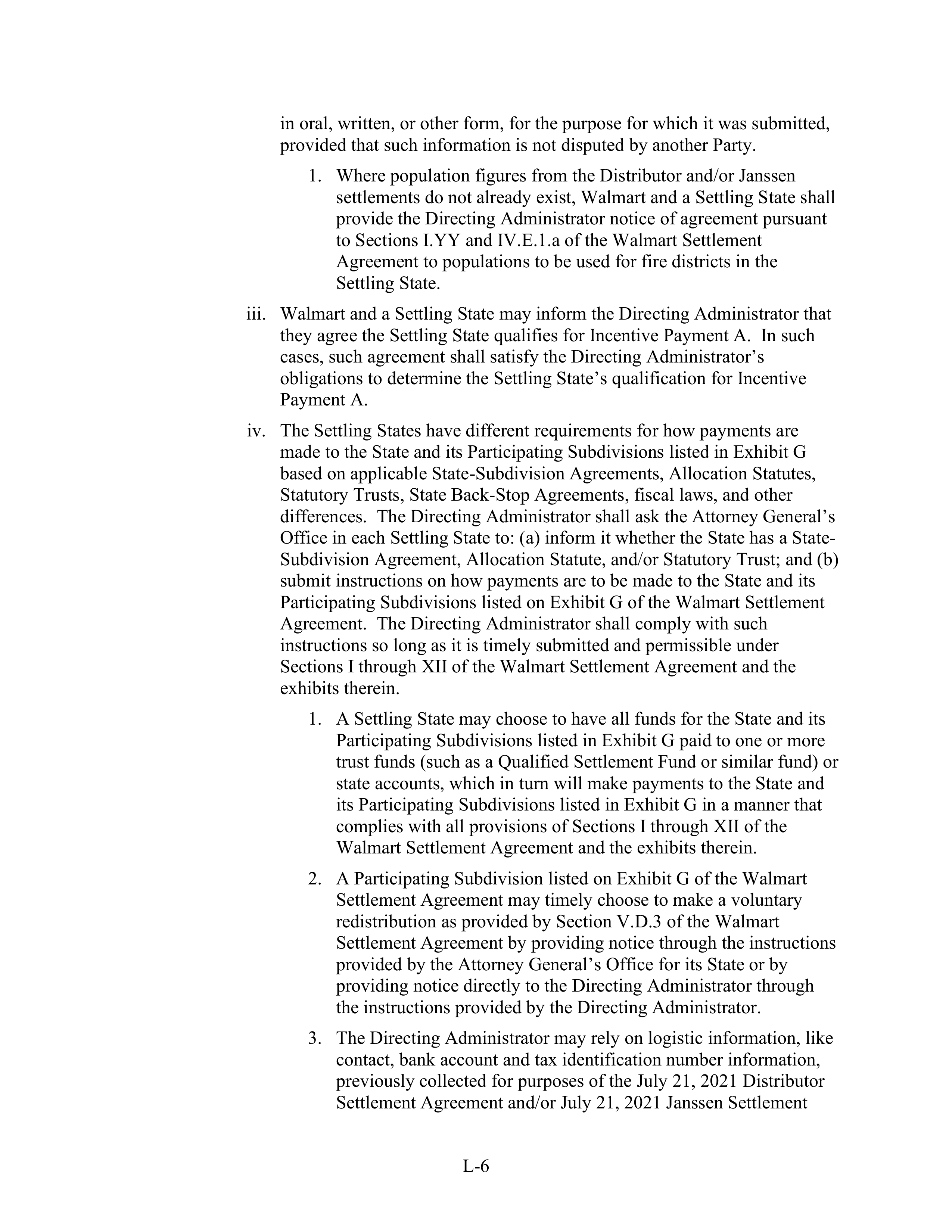 WALMART SETTLEMENT AGREEMENT — page 470