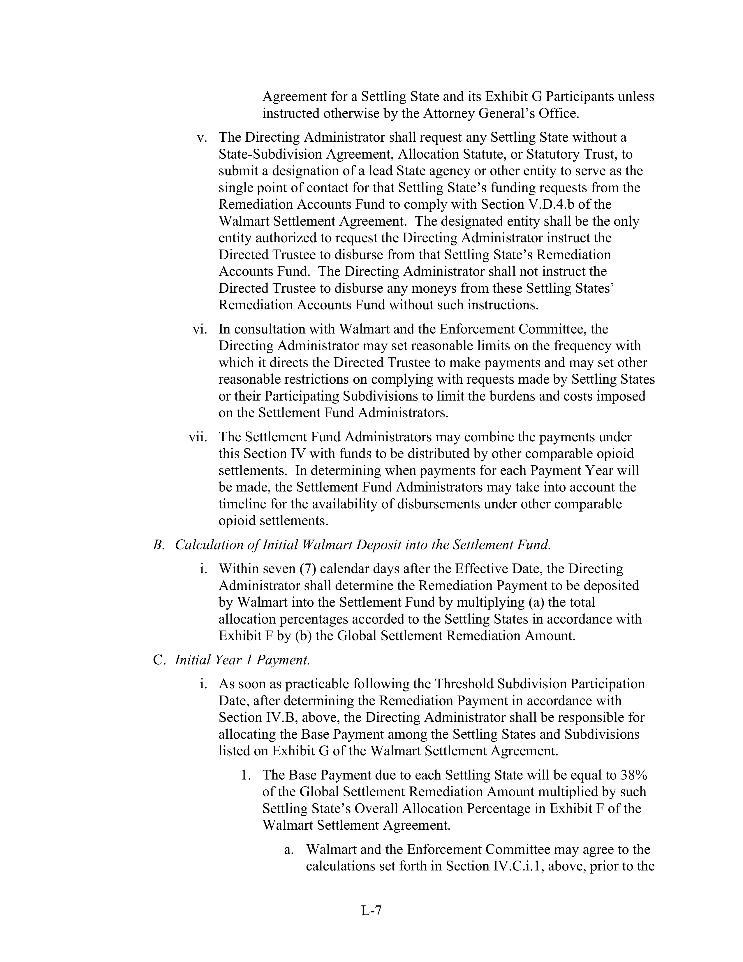 WALMART SETTLEMENT AGREEMENT — page 471