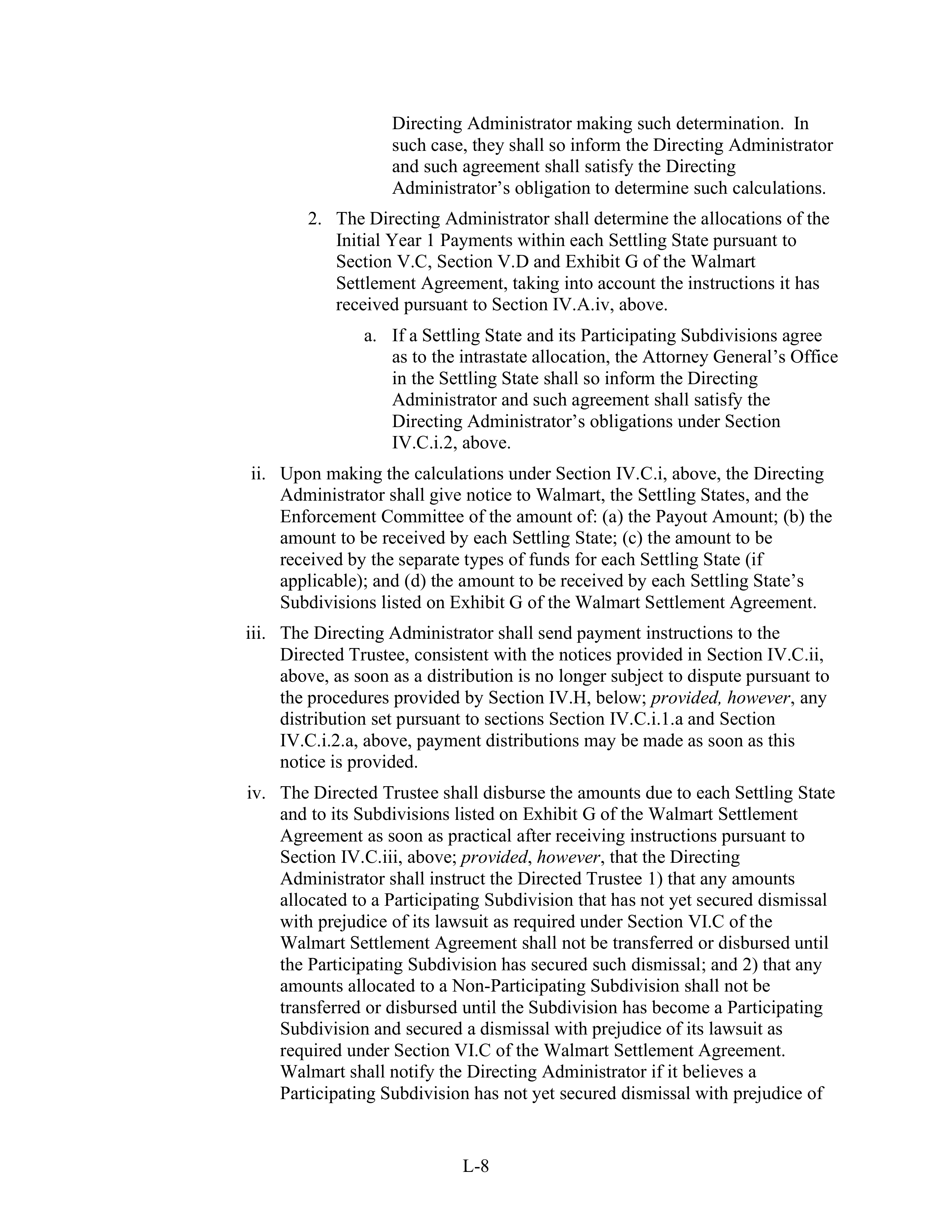 WALMART SETTLEMENT AGREEMENT — page 472
