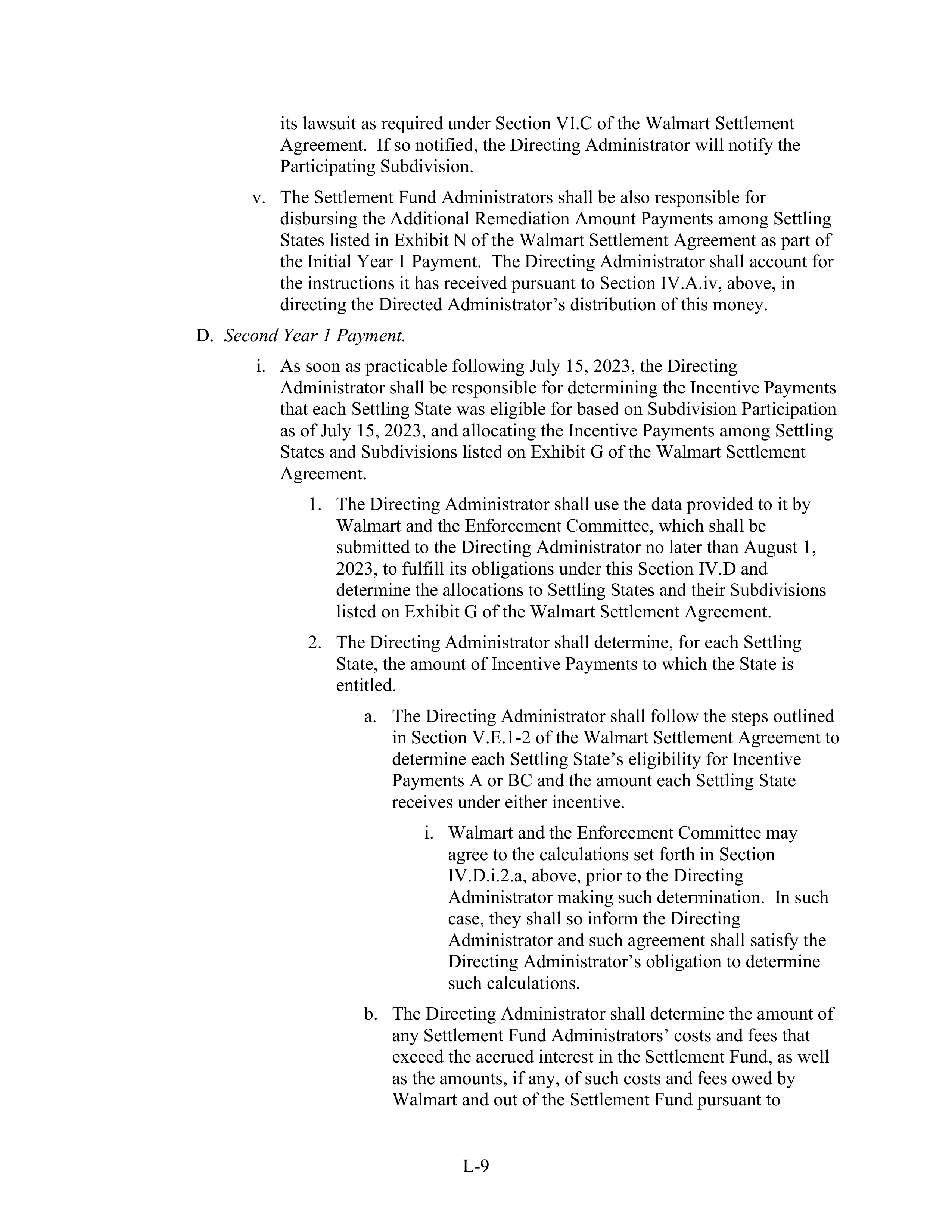 WALMART SETTLEMENT AGREEMENT — page 473