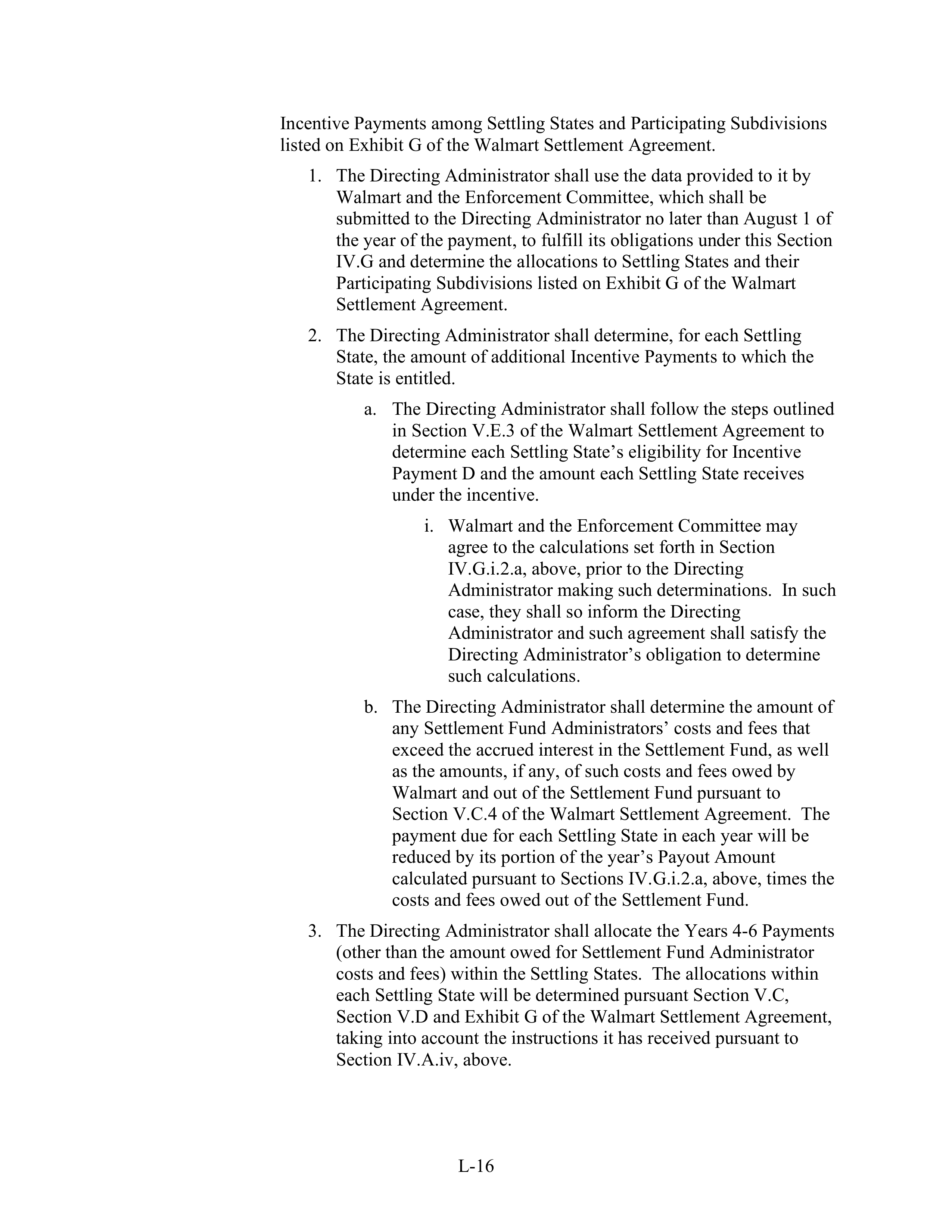 WALMART SETTLEMENT AGREEMENT — page 480