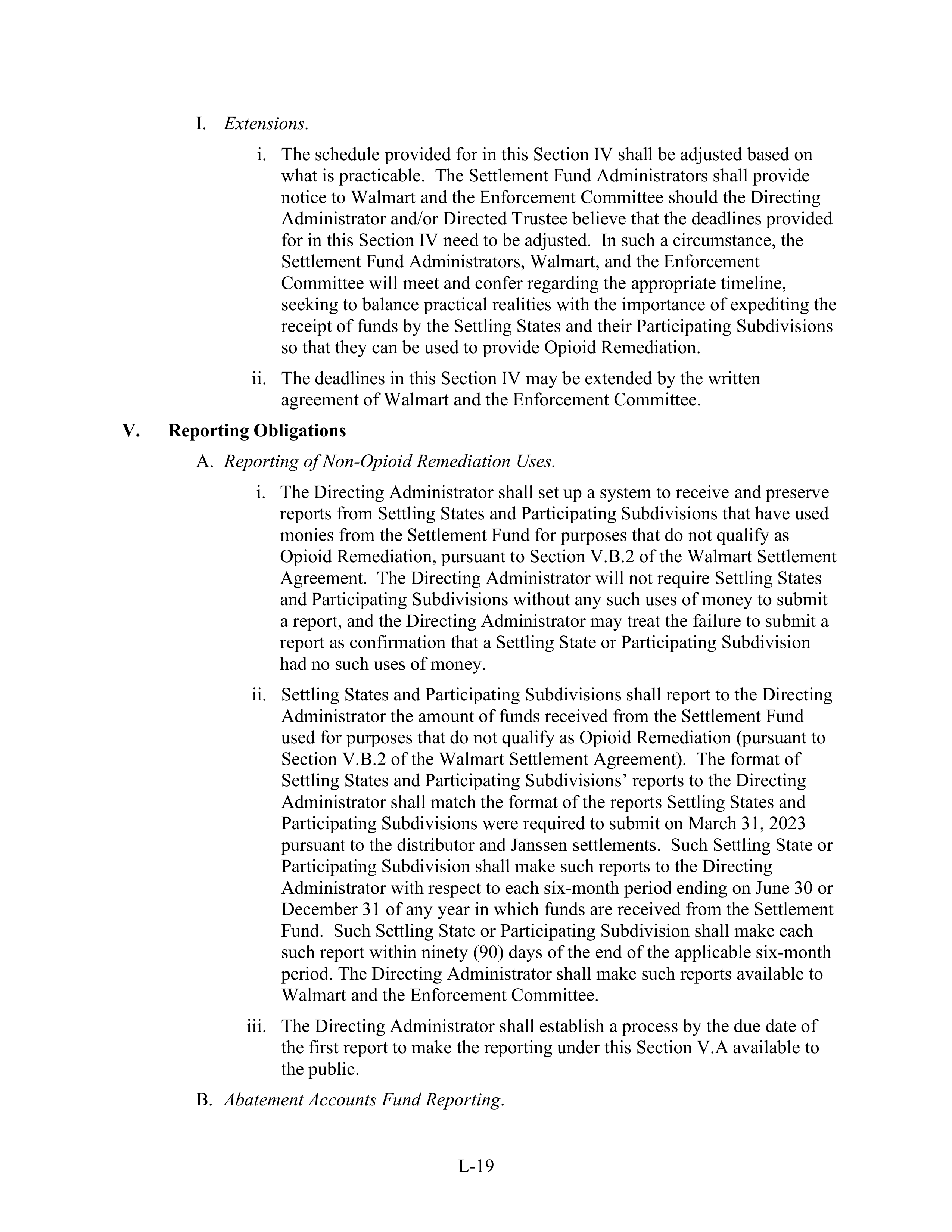 WALMART SETTLEMENT AGREEMENT — page 483
