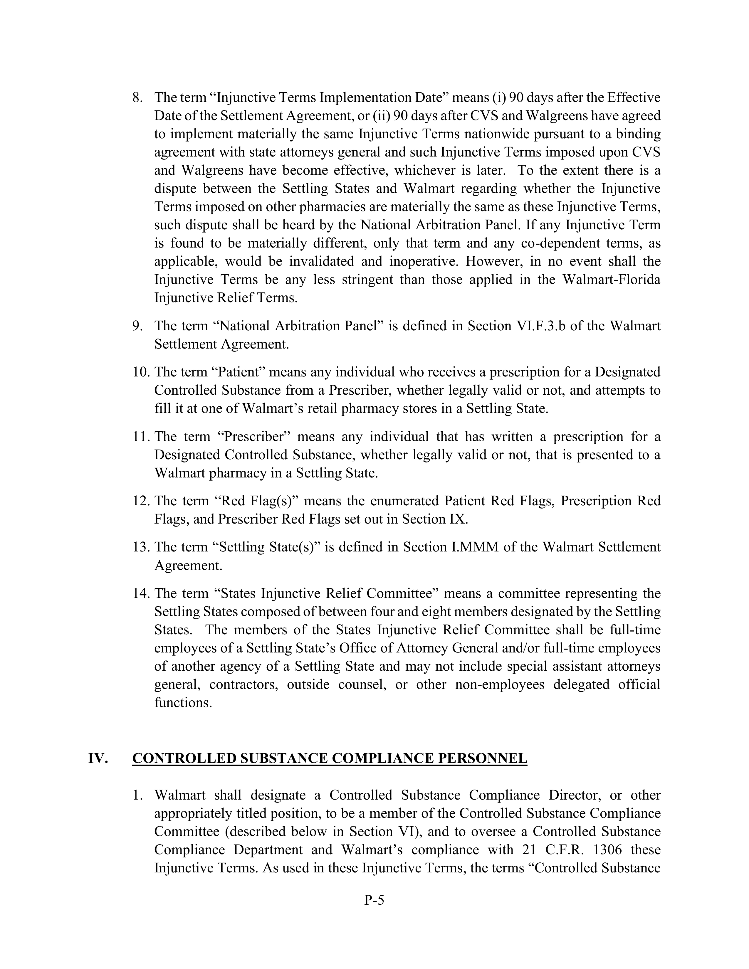 WALMART SETTLEMENT AGREEMENT — page 494