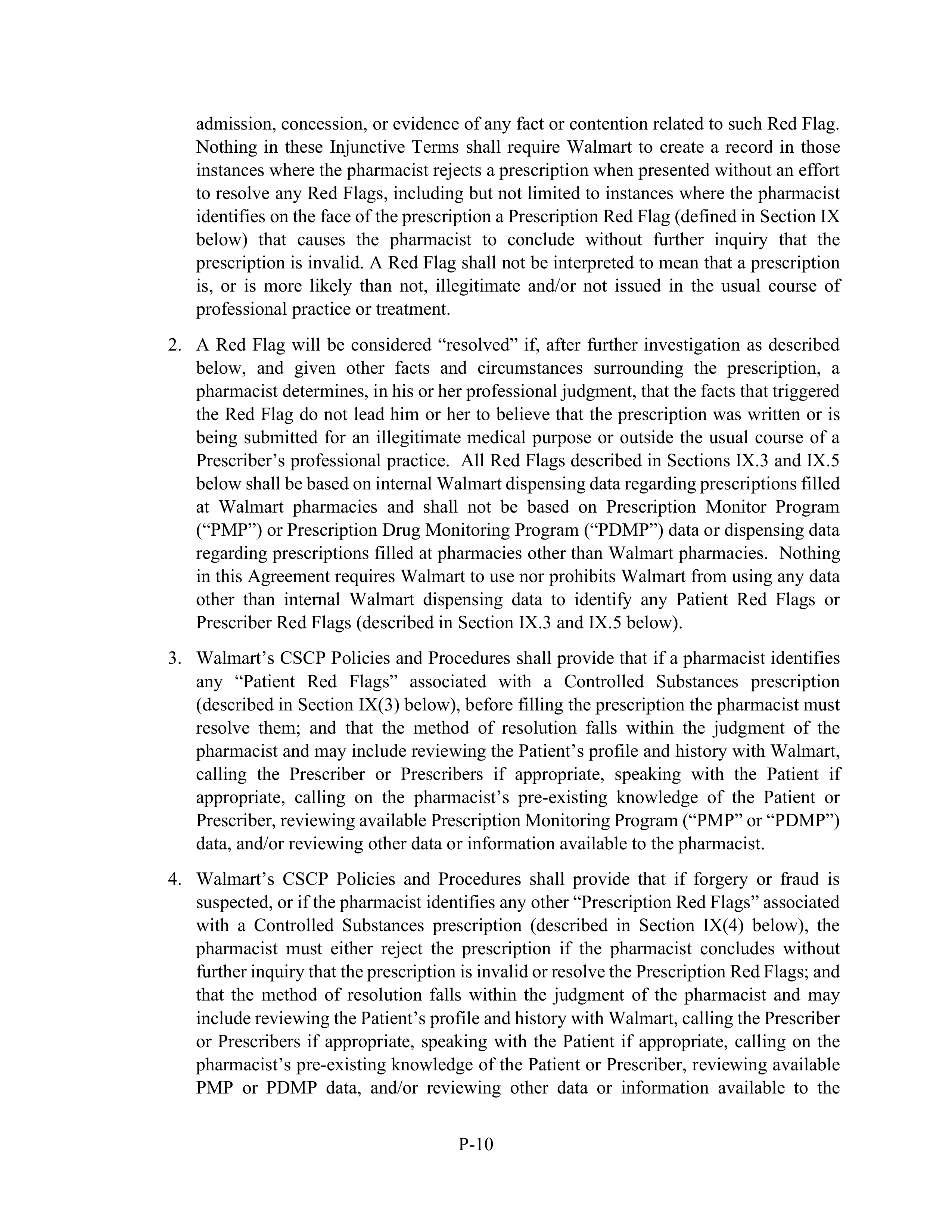 WALMART SETTLEMENT AGREEMENT — page 499