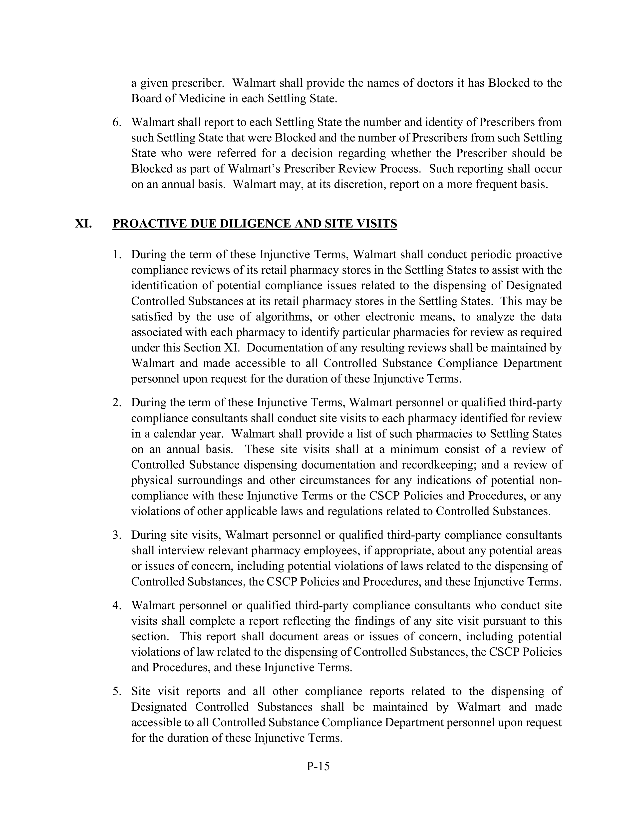 WALMART SETTLEMENT AGREEMENT — page 504