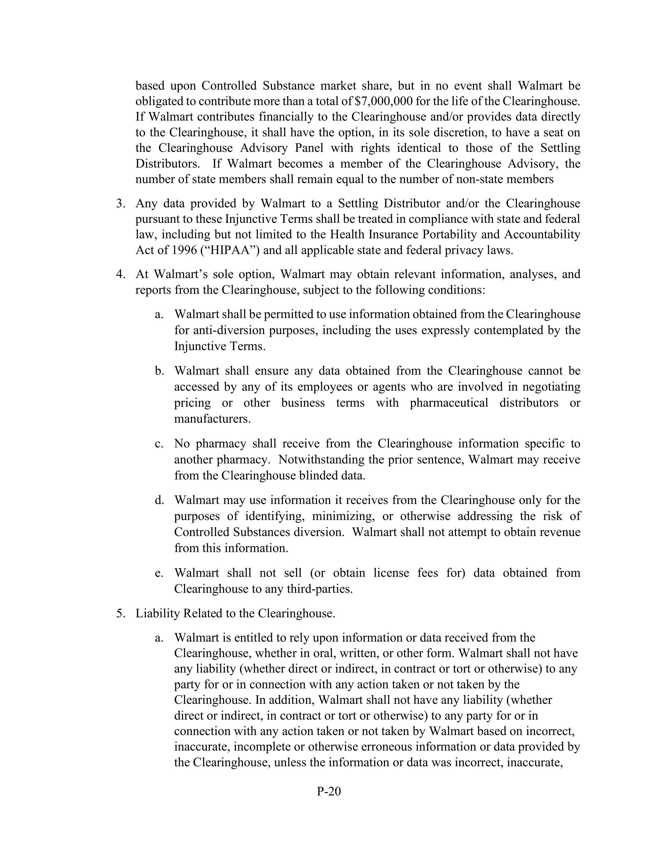 WALMART SETTLEMENT AGREEMENT — page 509