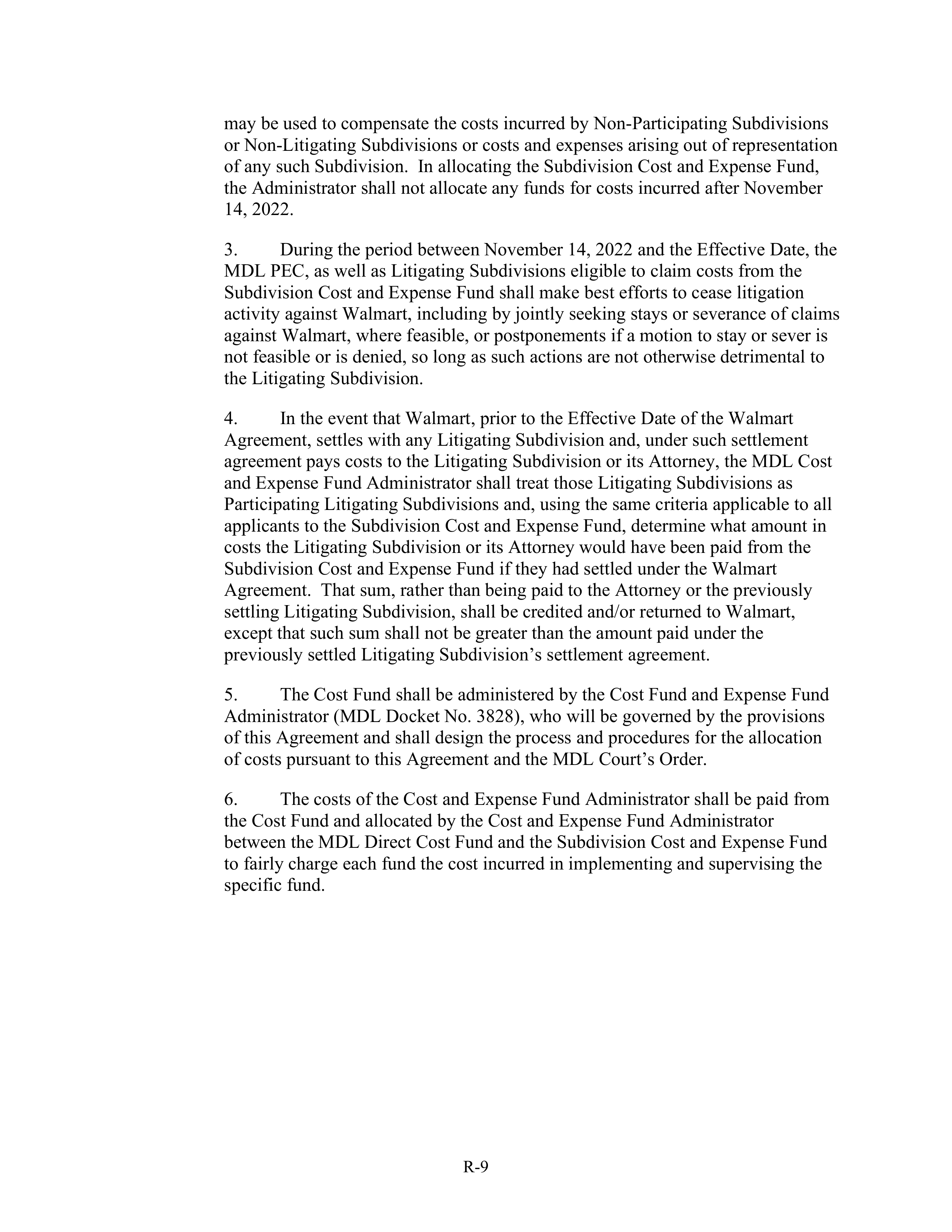 WALMART SETTLEMENT AGREEMENT — page 520