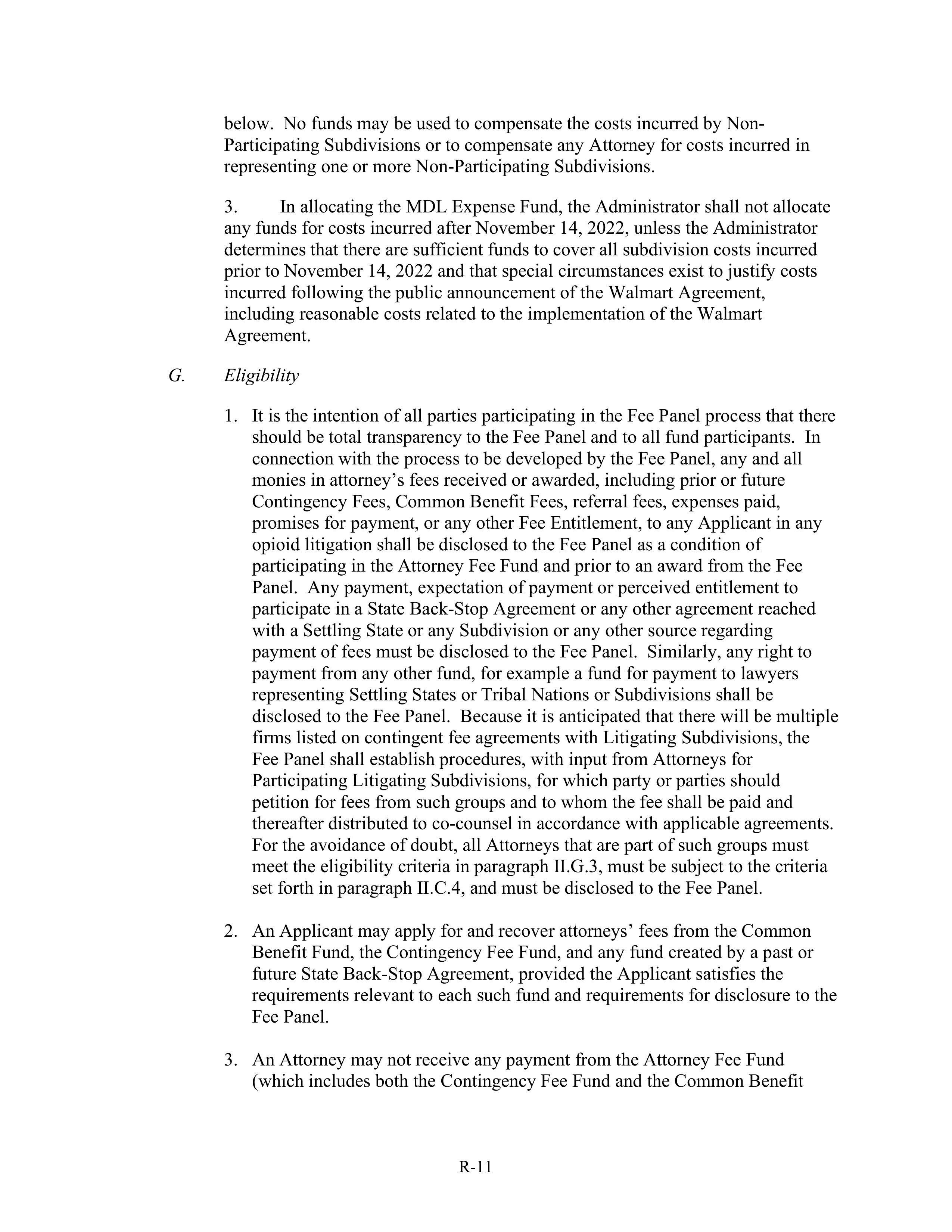 WALMART SETTLEMENT AGREEMENT — page 522