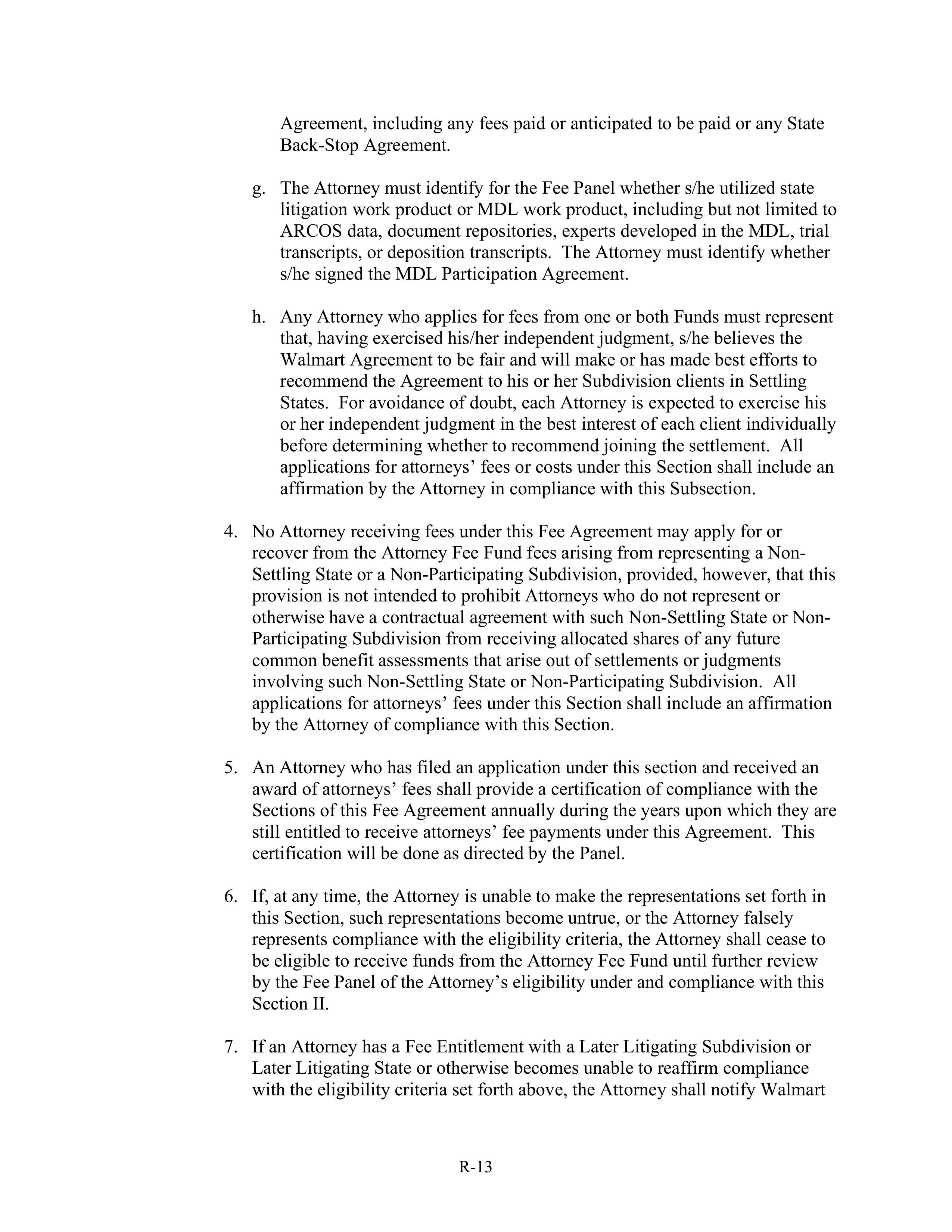 WALMART SETTLEMENT AGREEMENT — page 524