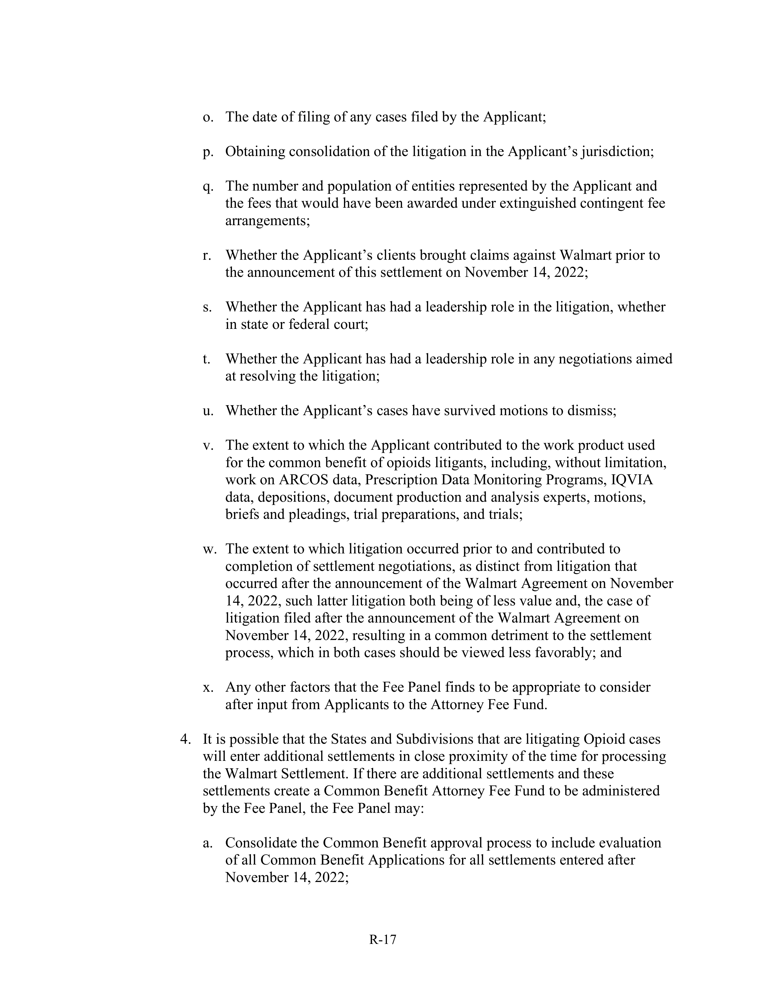 WALMART SETTLEMENT AGREEMENT — page 528