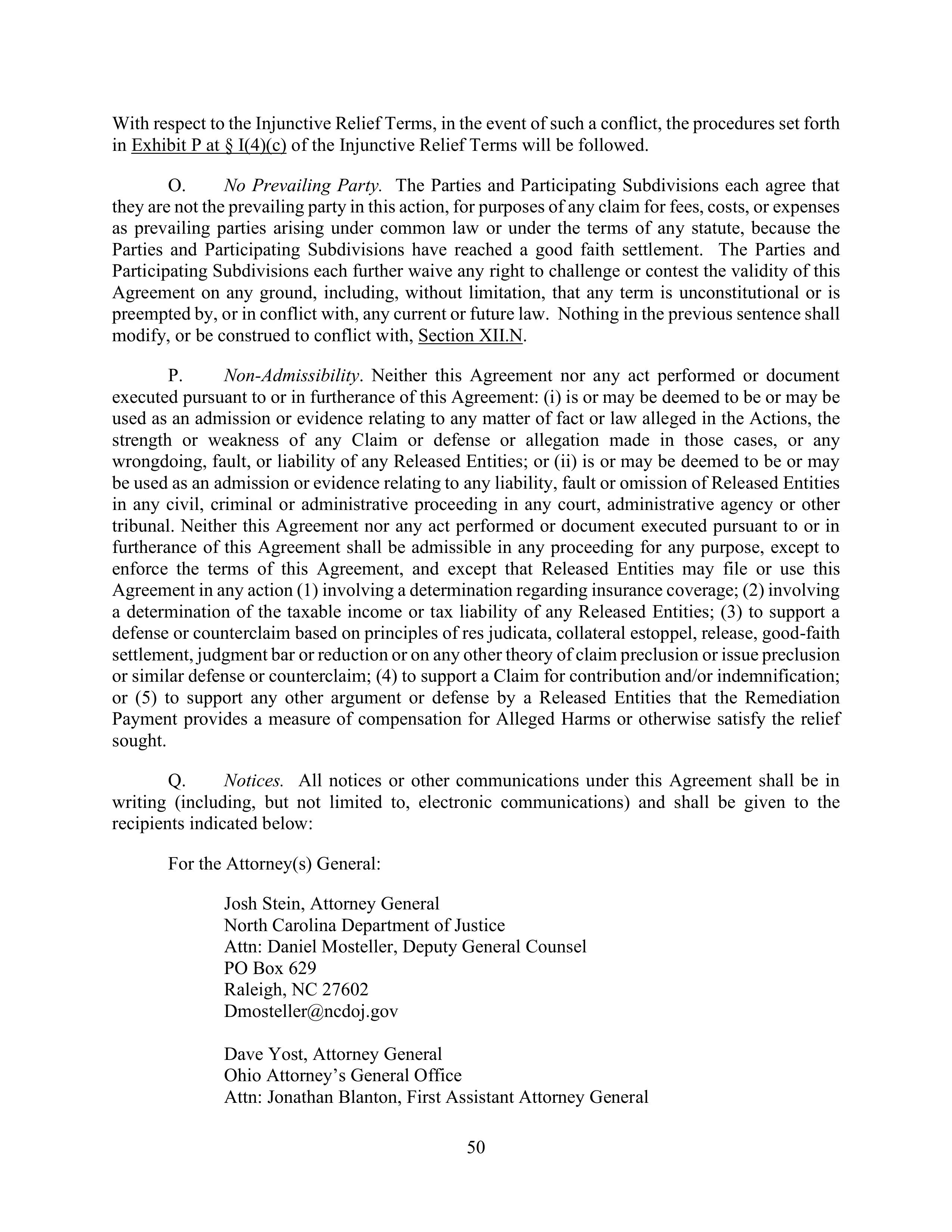 WALMART SETTLEMENT AGREEMENT — page 53