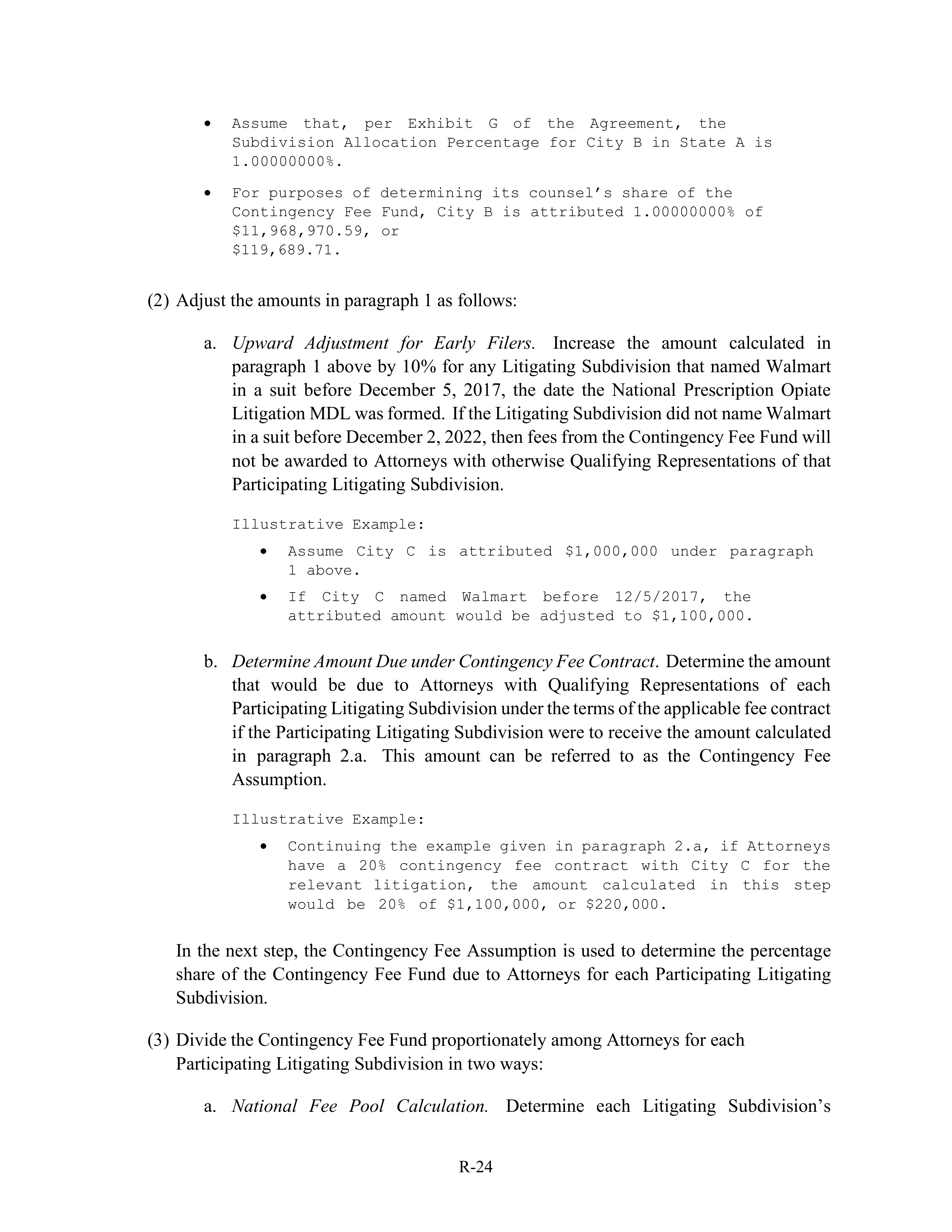 WALMART SETTLEMENT AGREEMENT — page 535