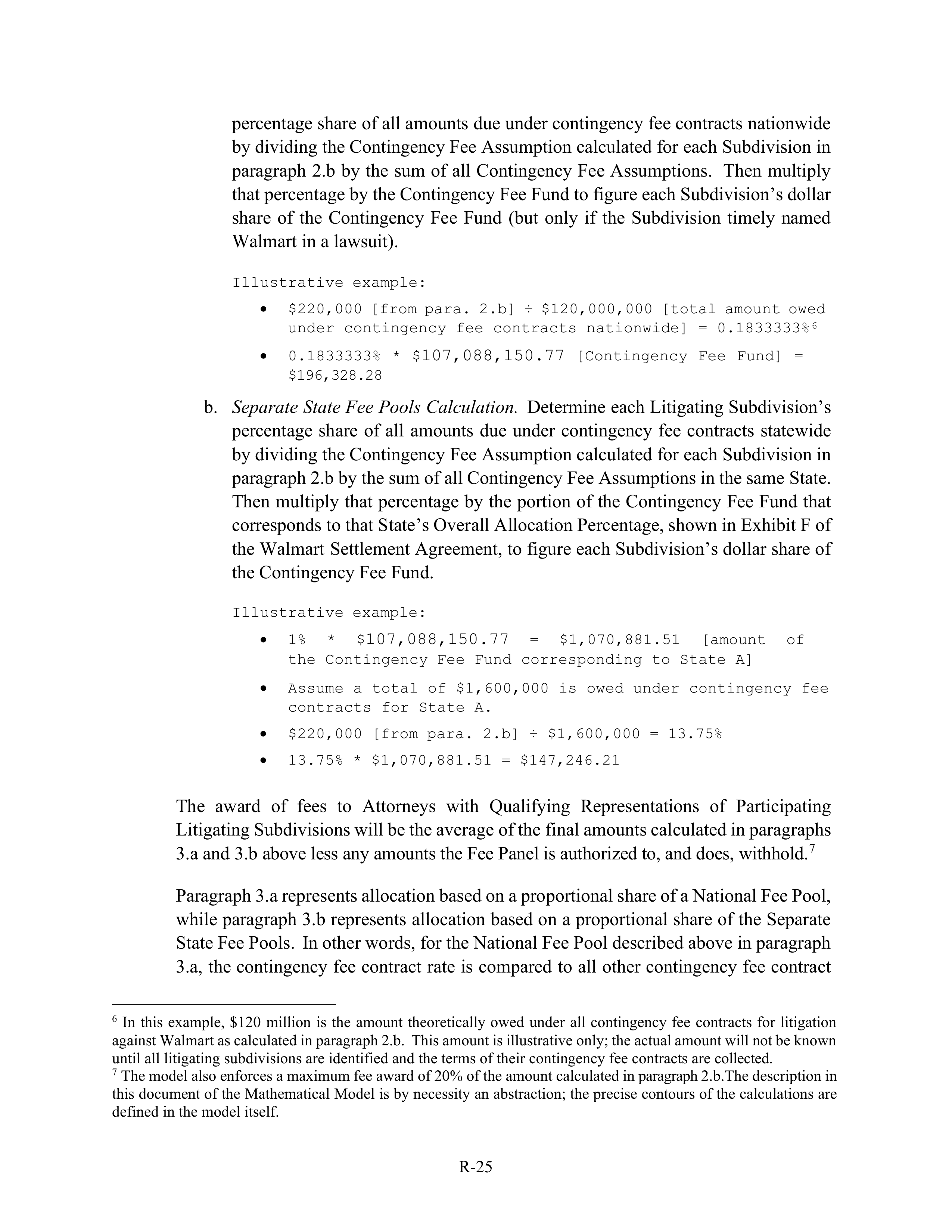 WALMART SETTLEMENT AGREEMENT — page 536