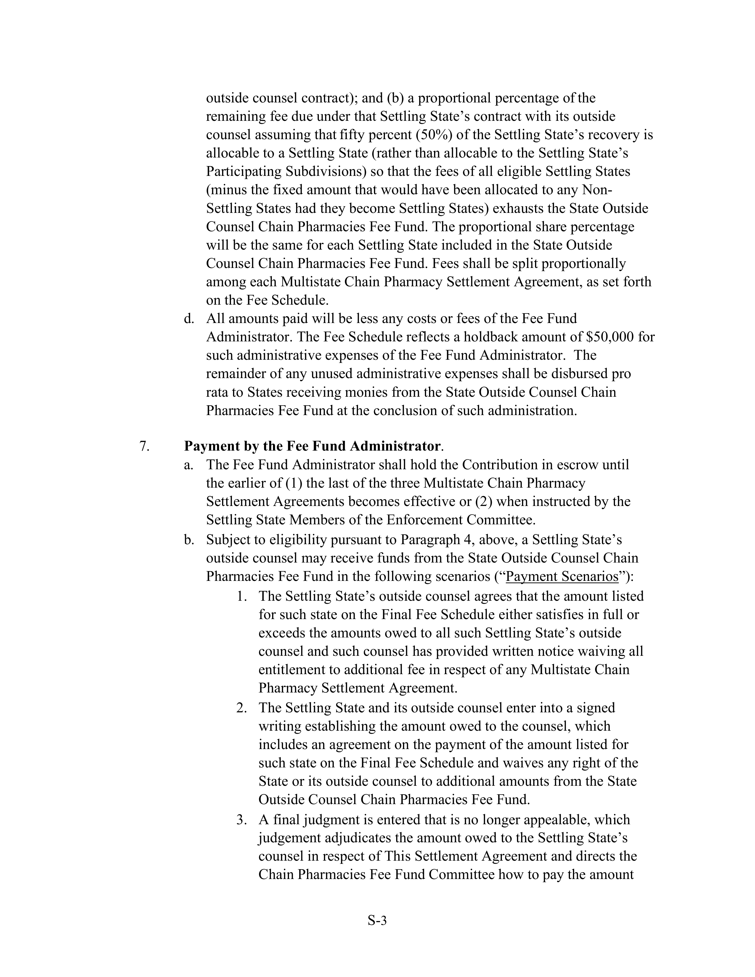WALMART SETTLEMENT AGREEMENT — page 542