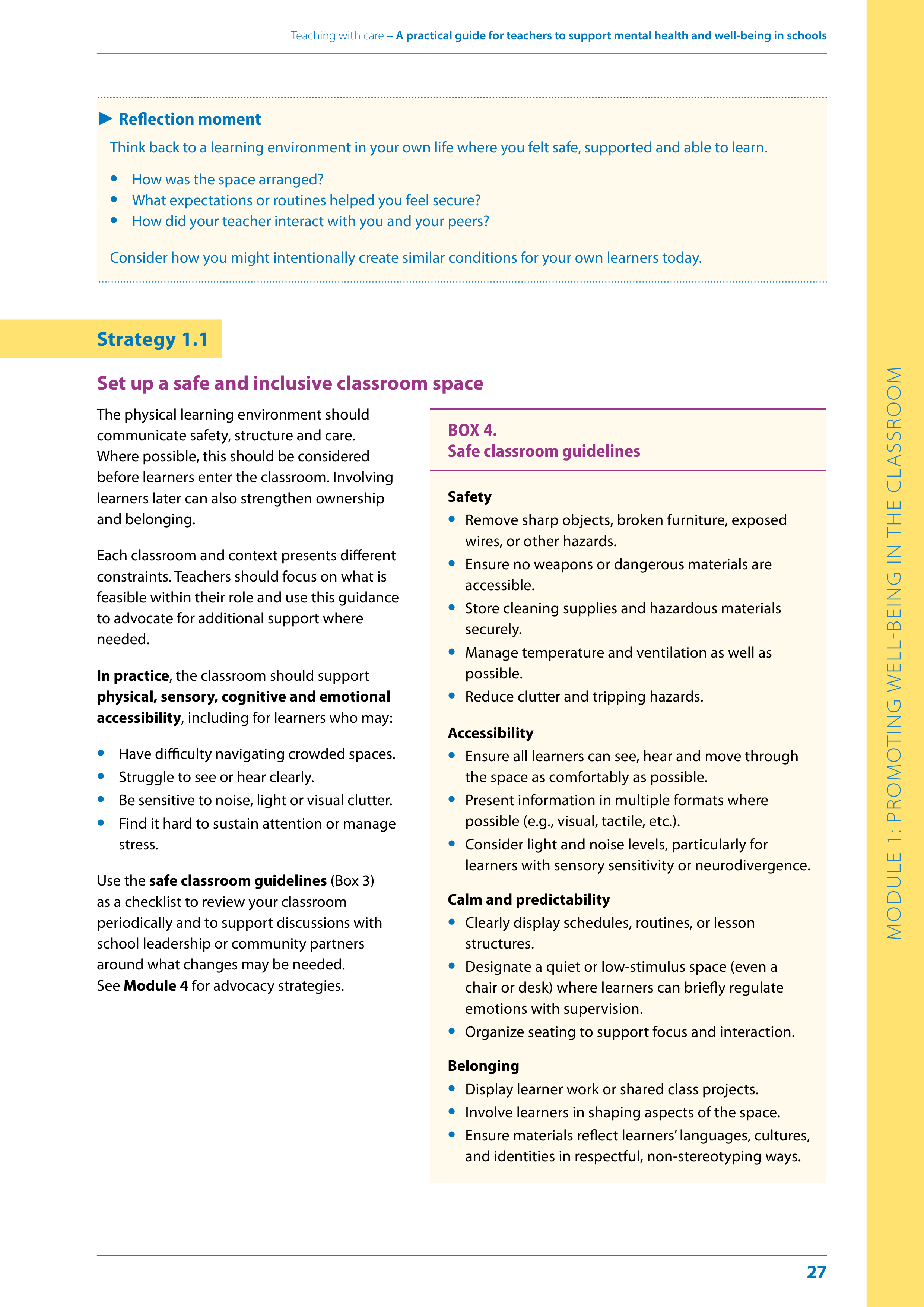 WHO Teaching with Care Guide — page 27