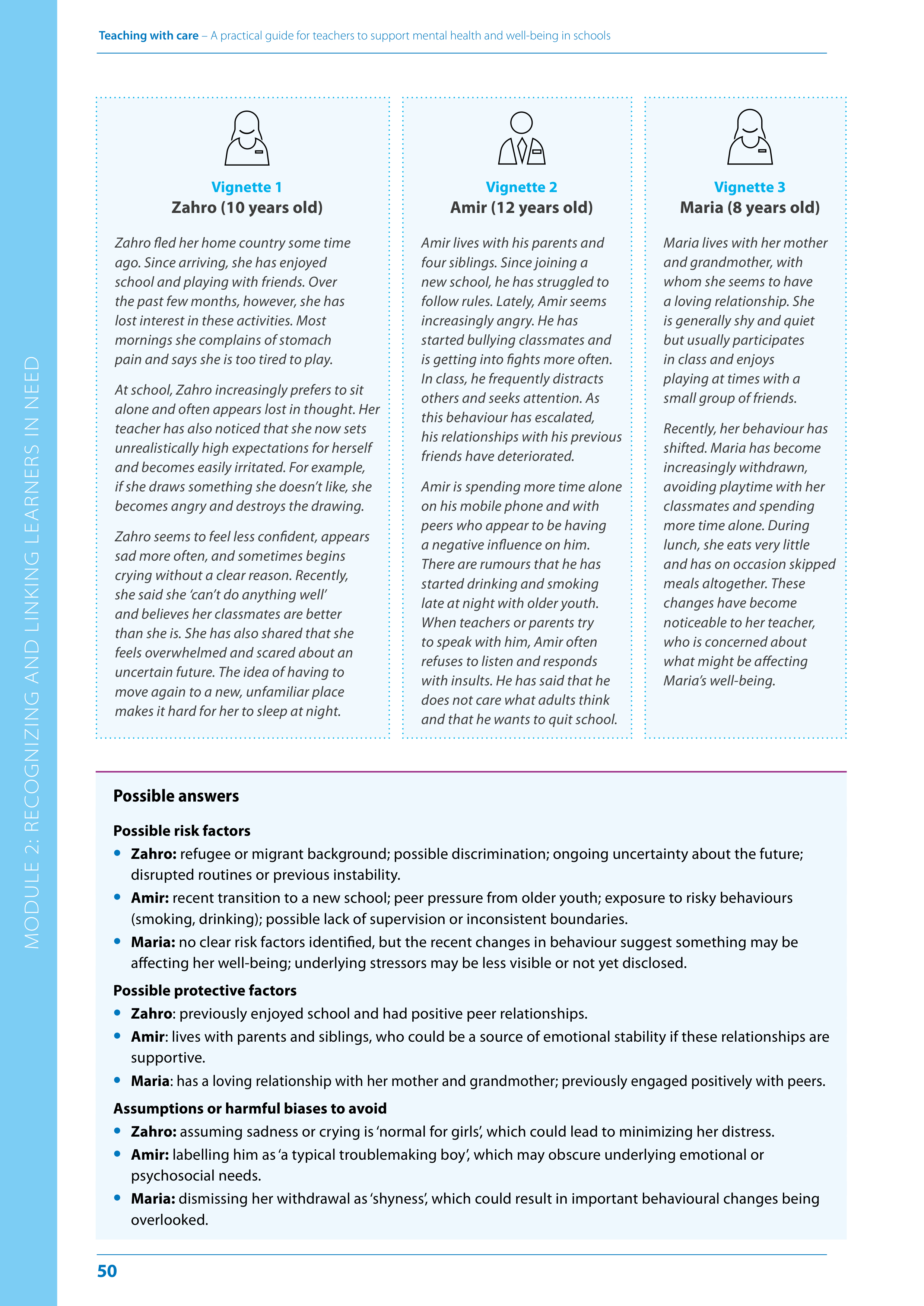 WHO Teaching with Care Guide — page 50