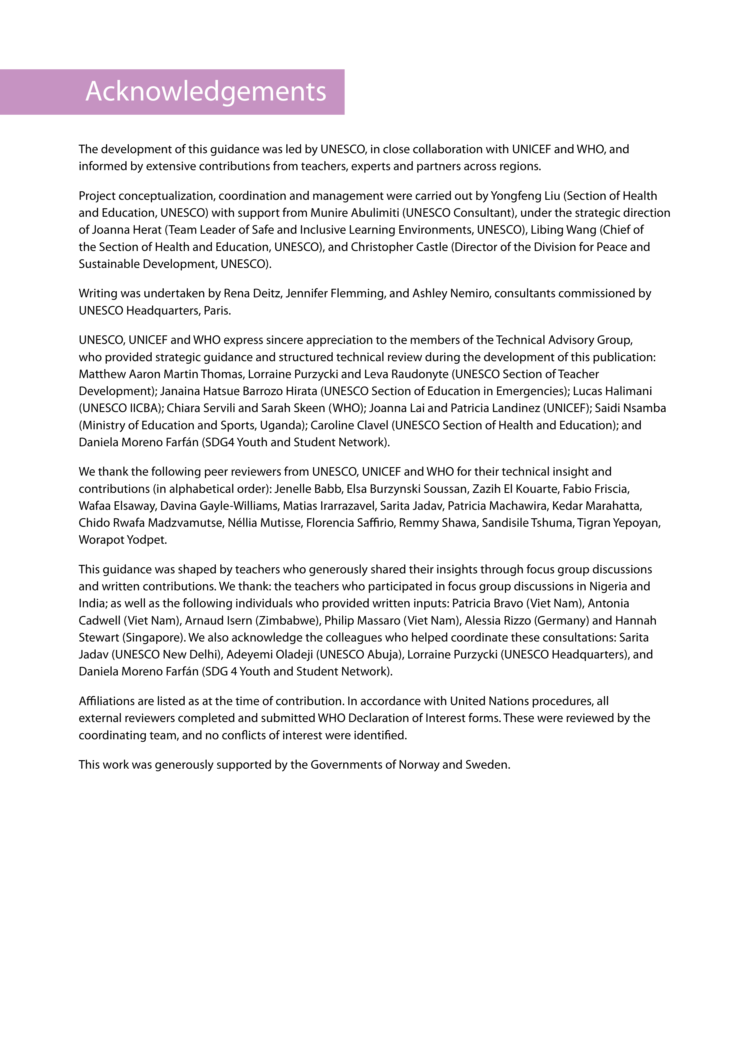 WHO Teaching with Care Guide — page 7