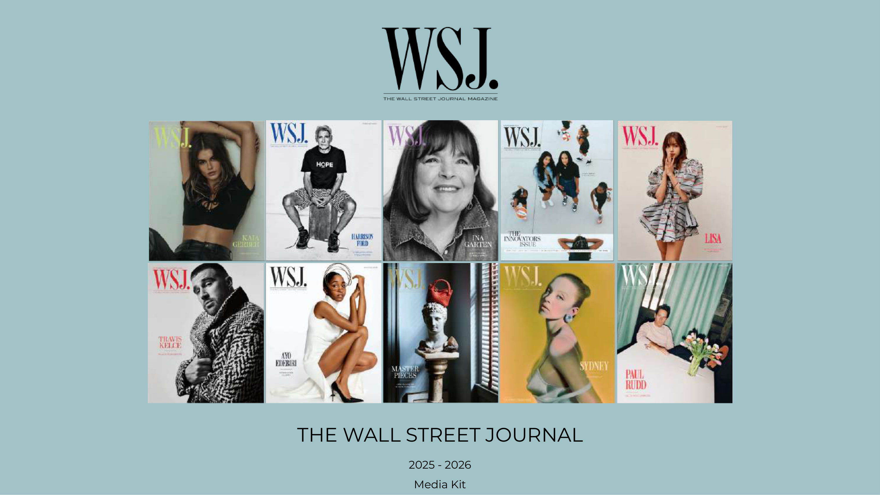 WSJ. Magazine Media Kit  — page 1