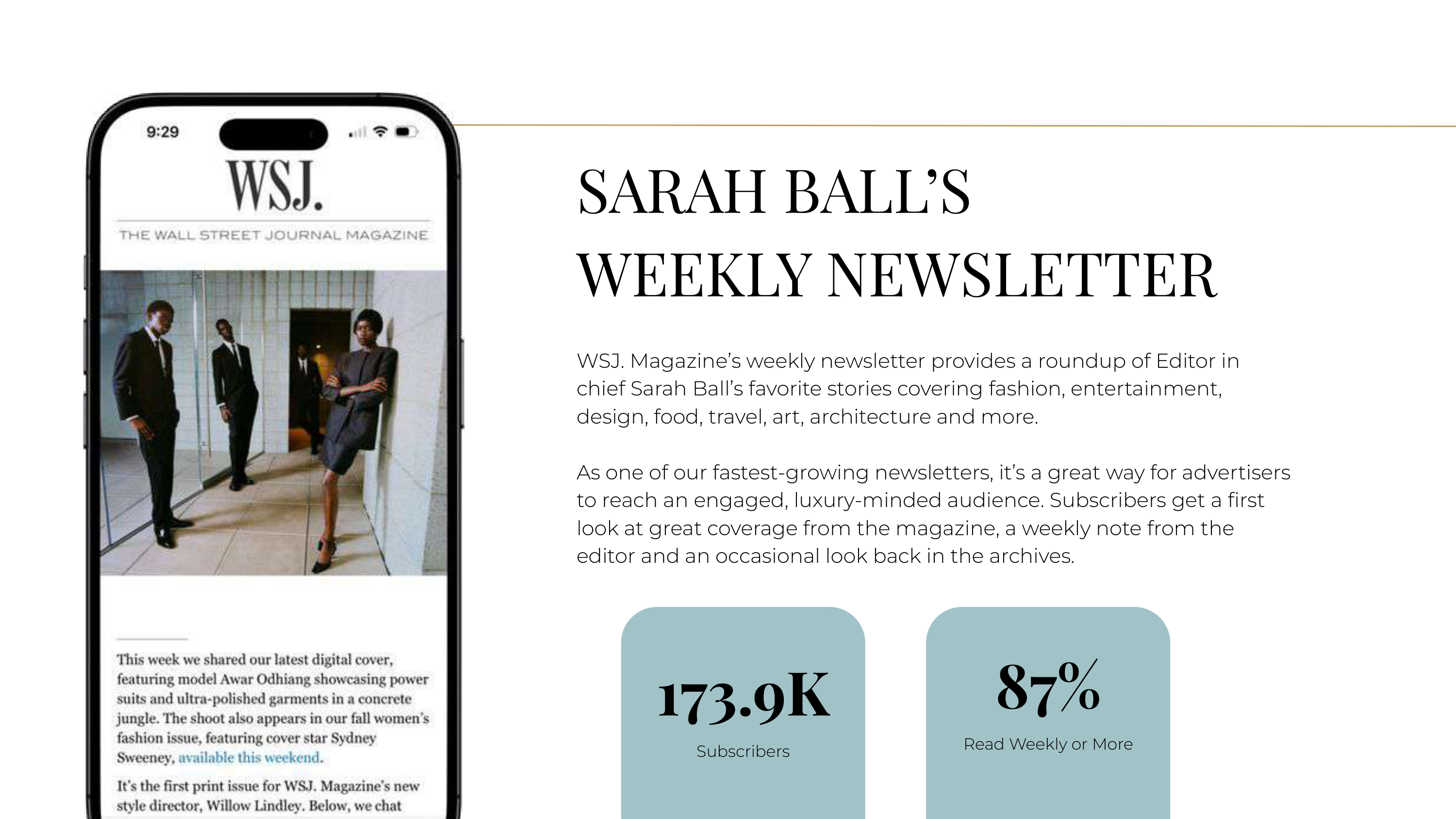 WSJ. Magazine Media Kit  — page 13